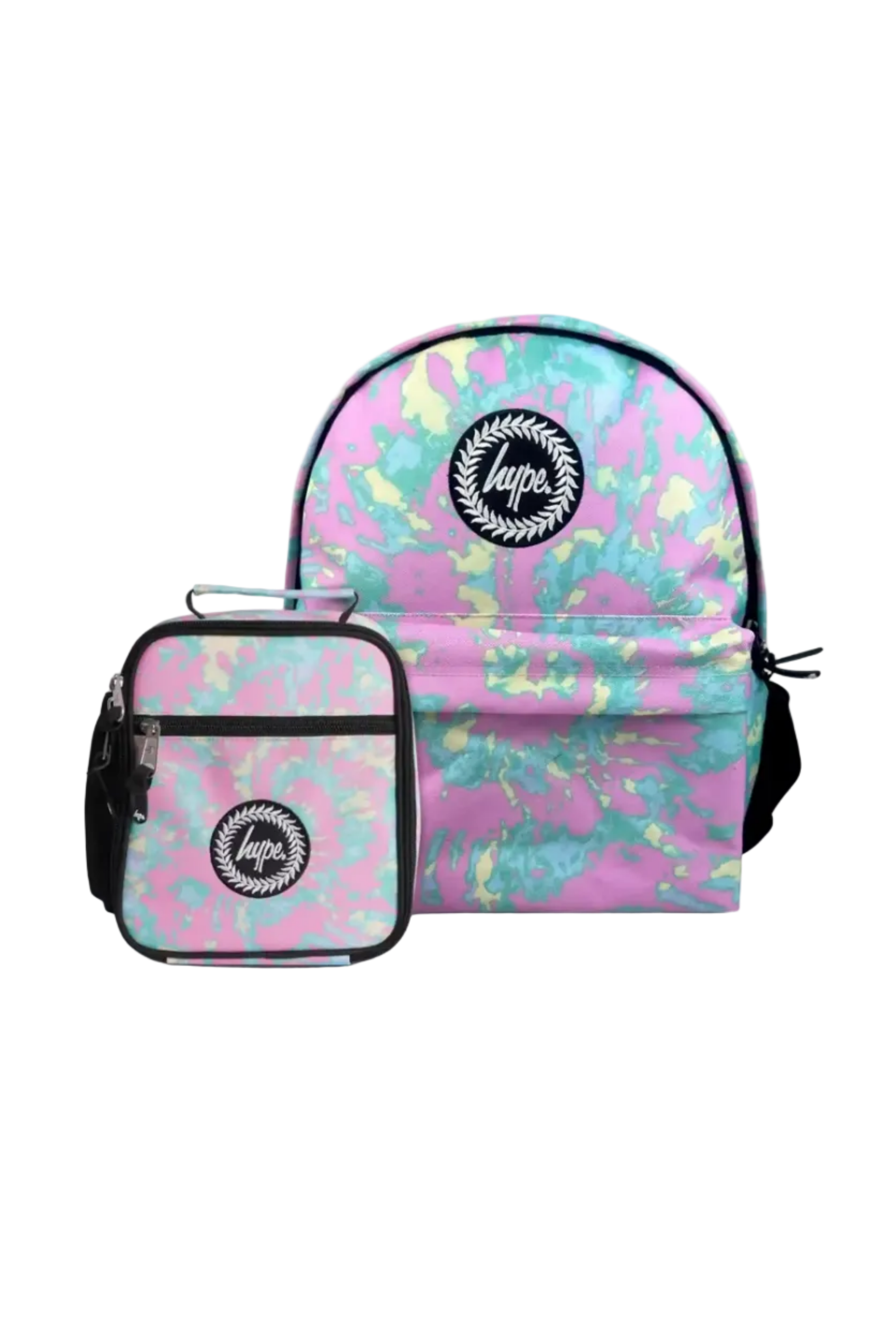 Hype Pastel Tie Dye girls' school bag set — bold design for school in UAE