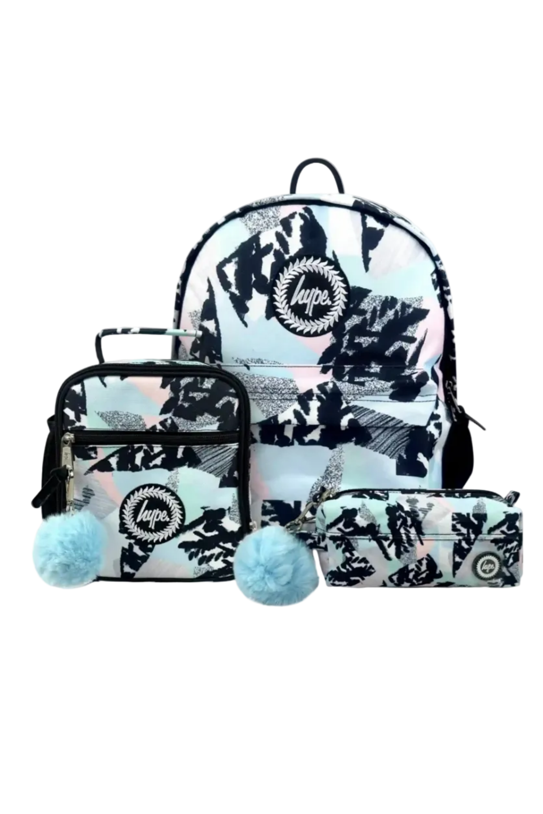 Hype Pastel Abstract school bag set — bold design for school in UAE