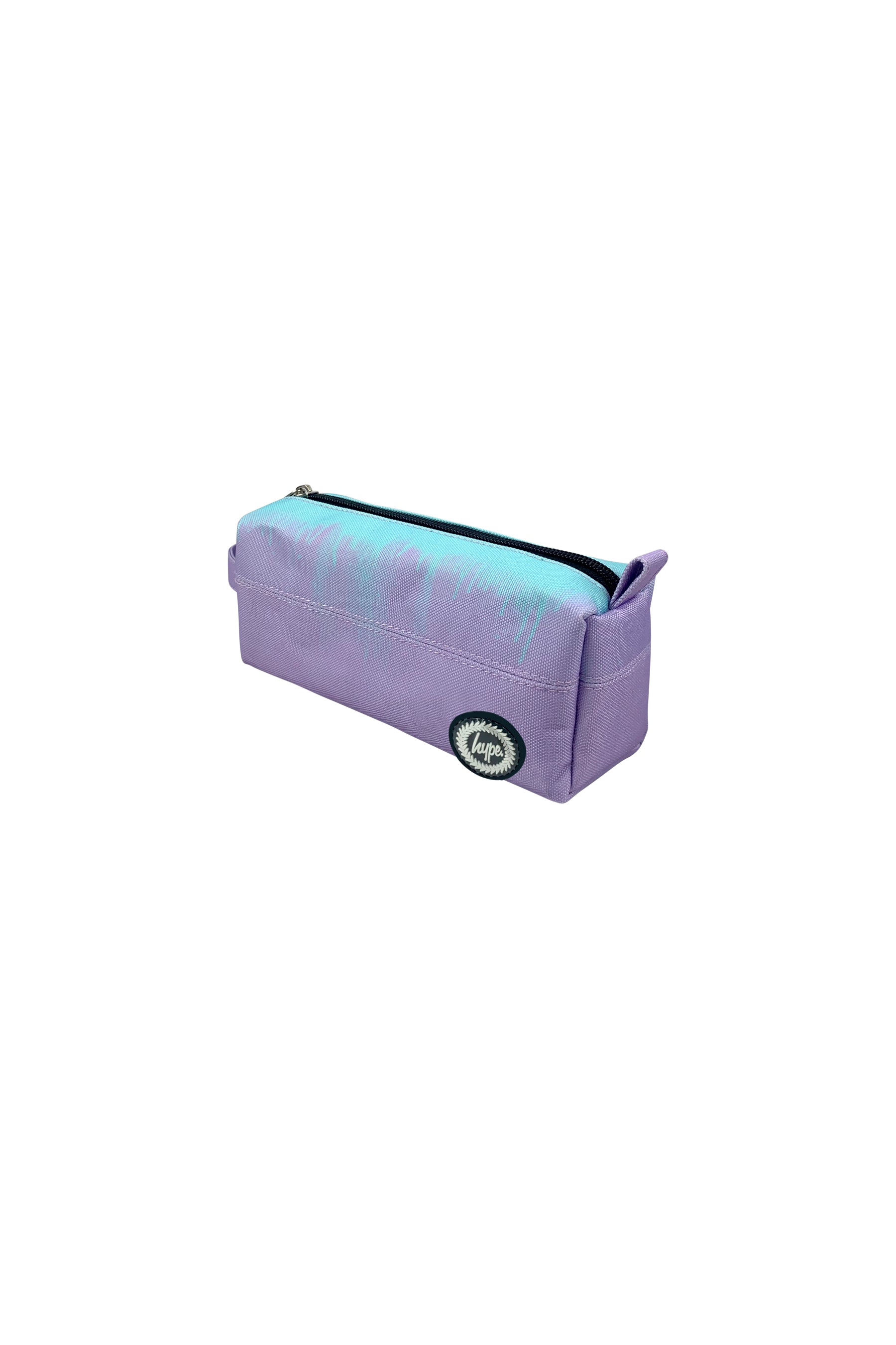 Lilac & Teal Drips Pencil Case