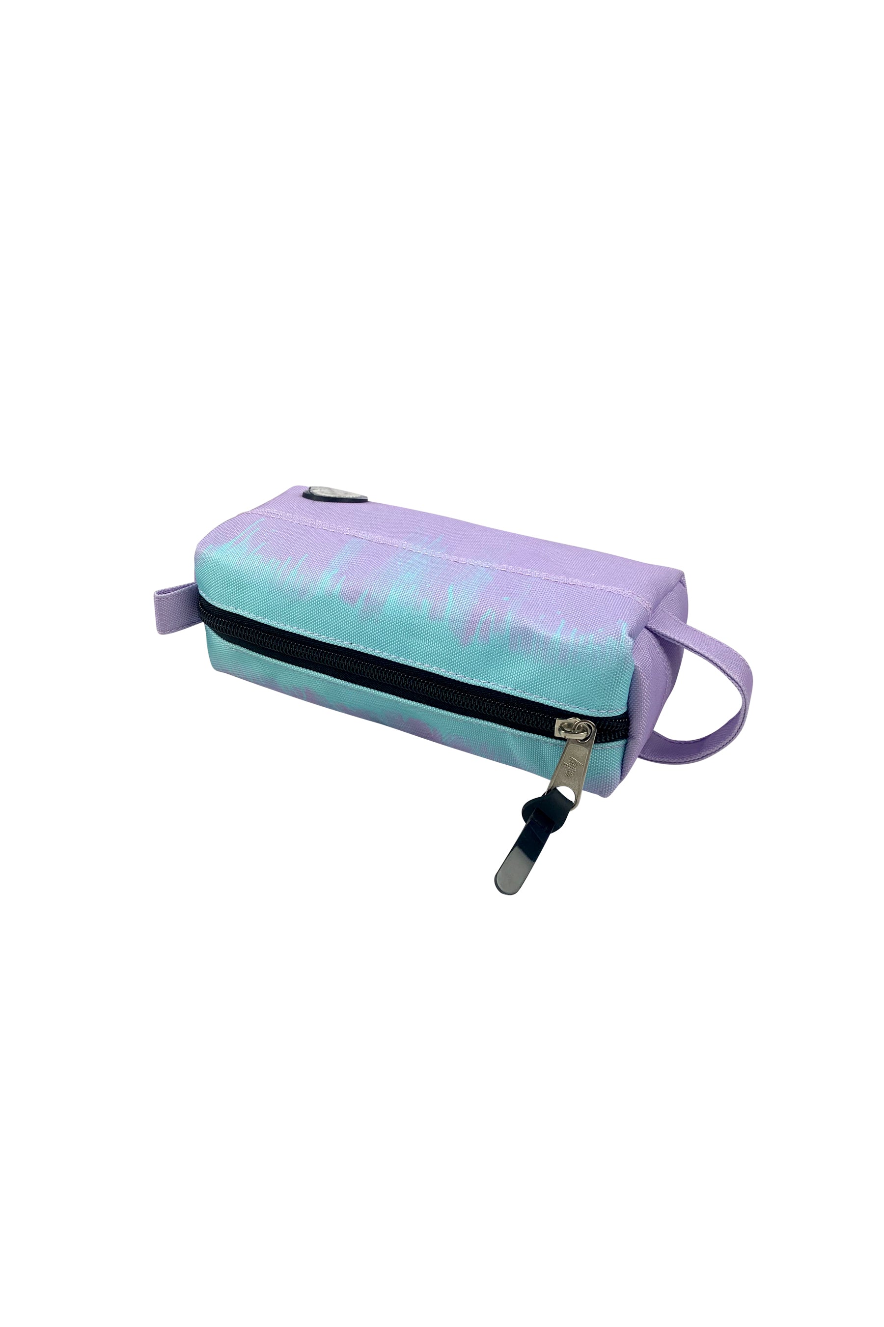 Lilac & Teal Drips Pencil Case