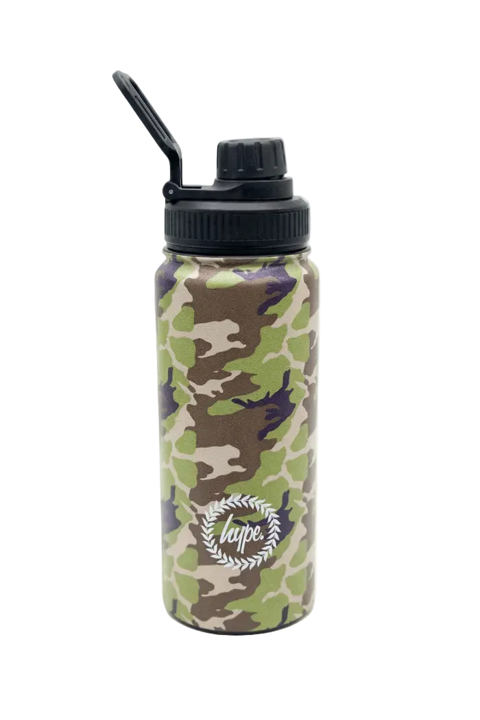 Insulated Bottle - 600ml Camo Crest