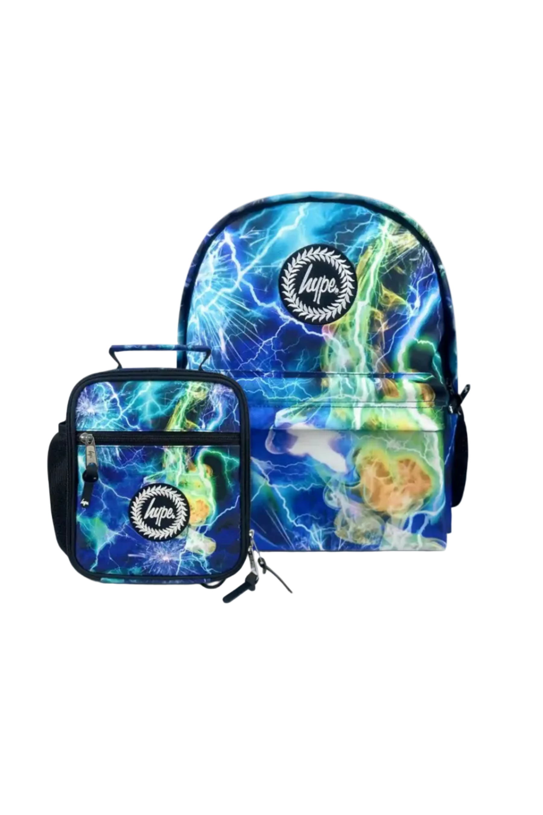 Hype Lightning Storm boys' school bag set — bold design for school in UAE