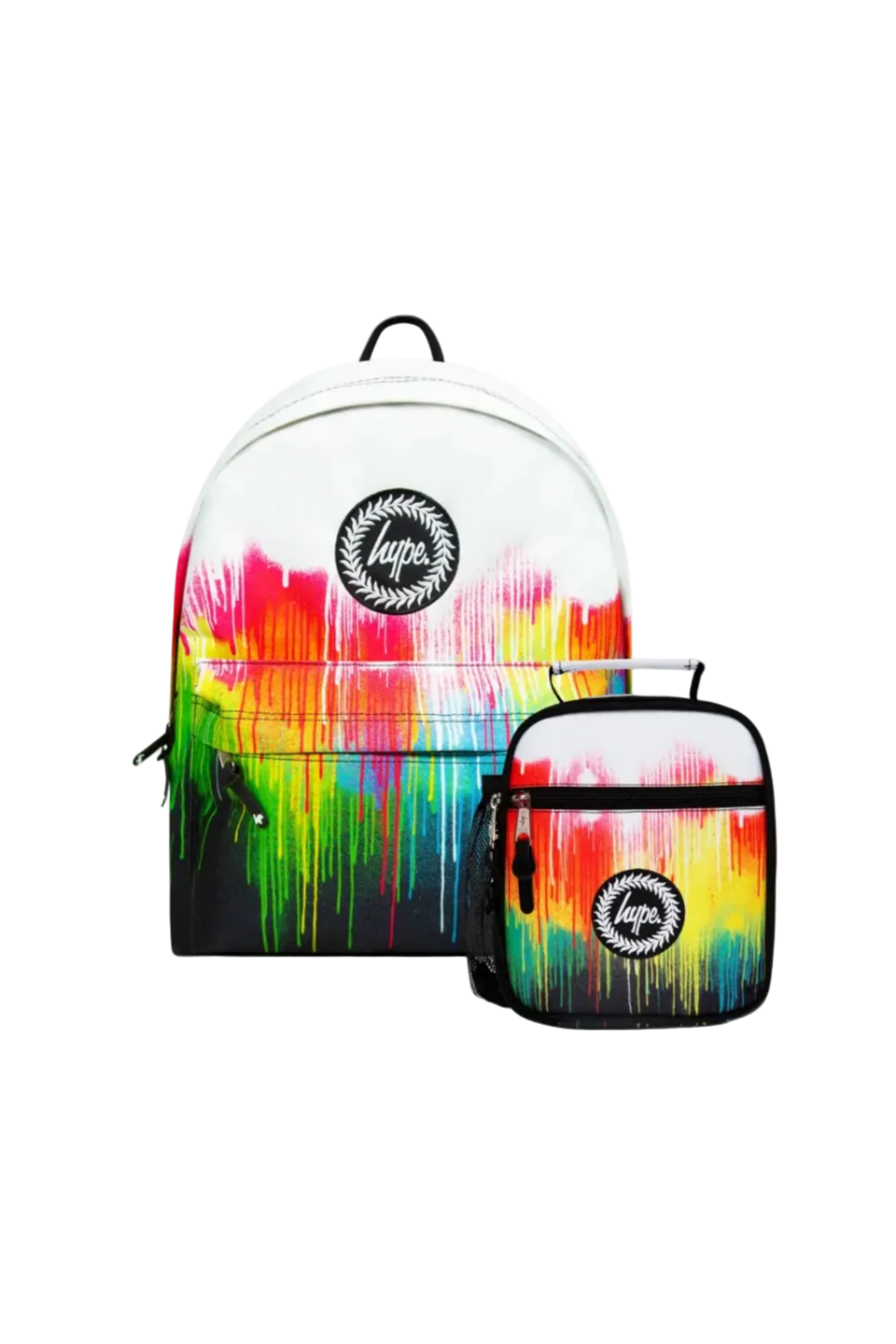 Backpack Iconic Set of 2 Drips Multicolour