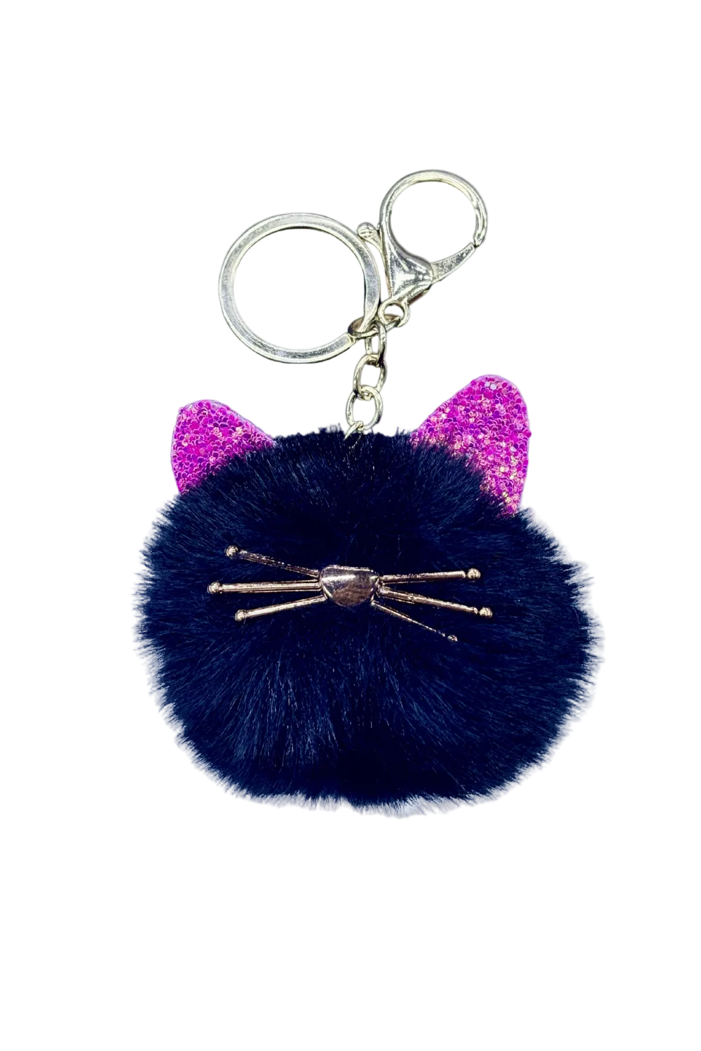 Black Cat Pom Pom Charm