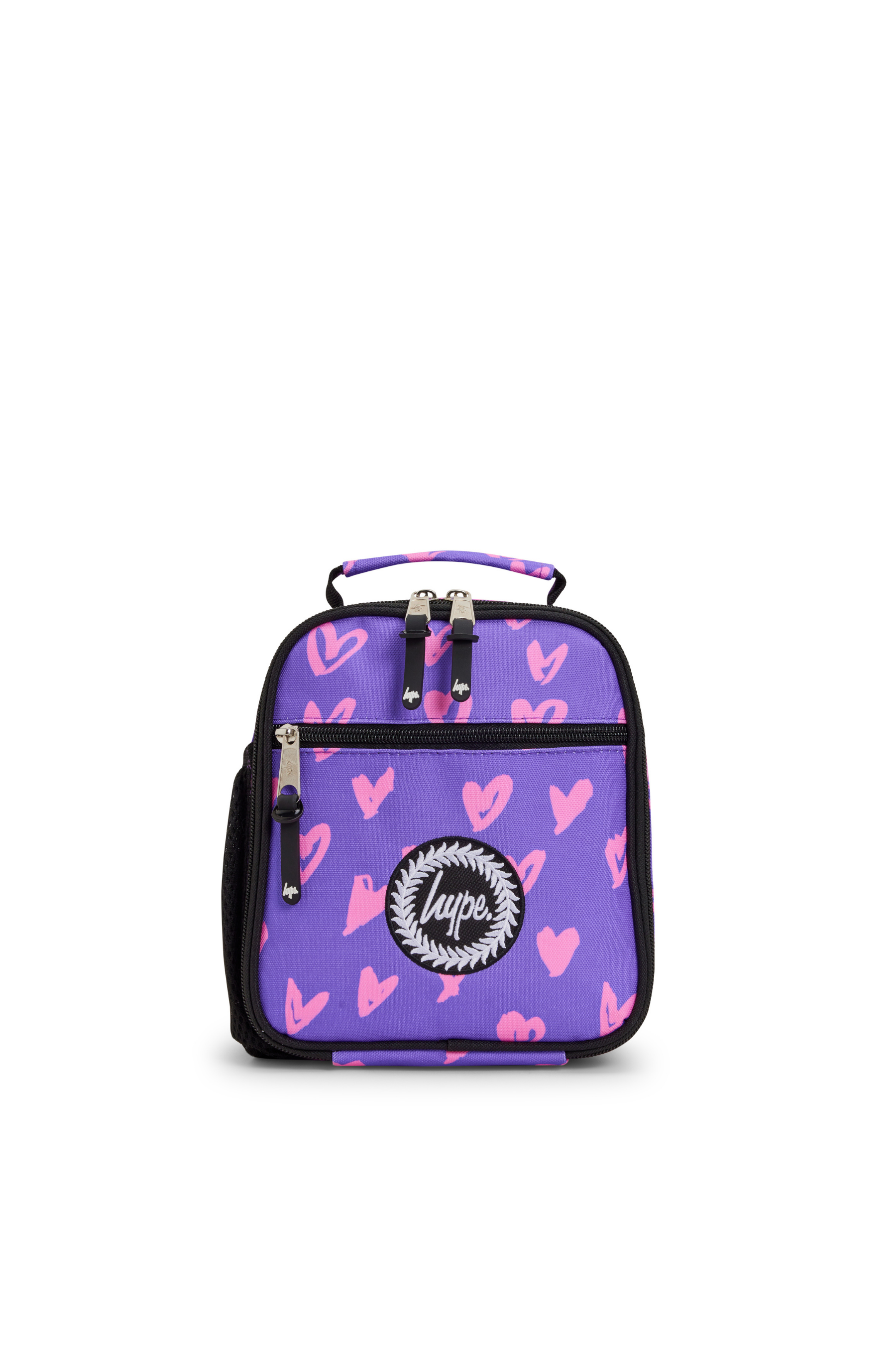 Backpack Iconic Set of 4 Purple / Pink Scribble Heart