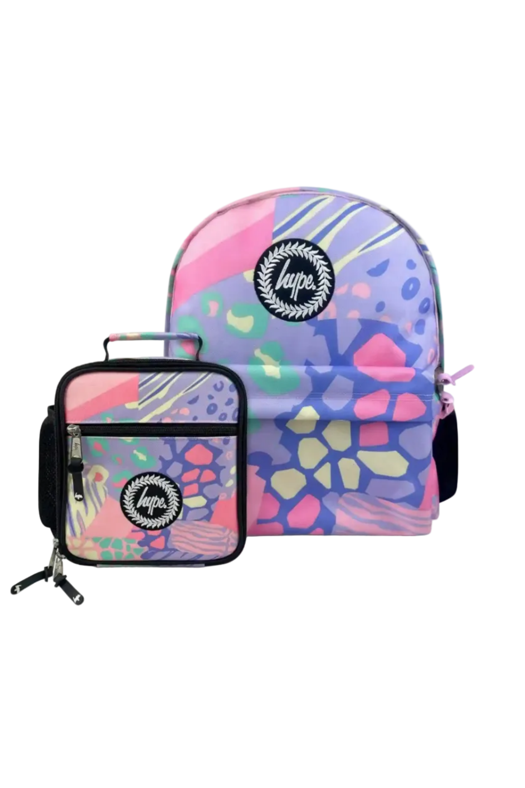 Hype Pastel Prints girls' school bag set — bold design for school in UAE