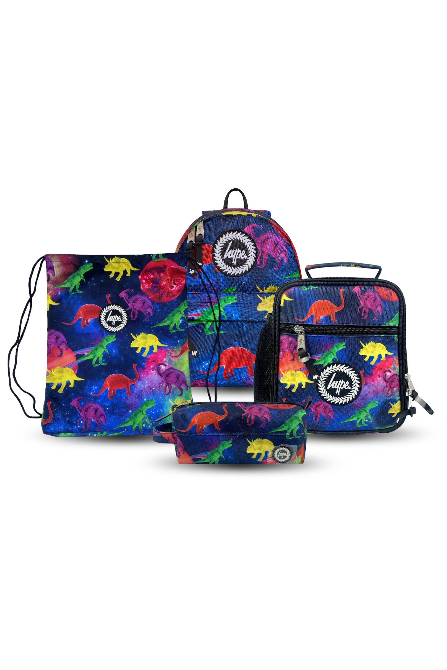 SPACE DINOSAURS MINI BACKPACK SET OF 4