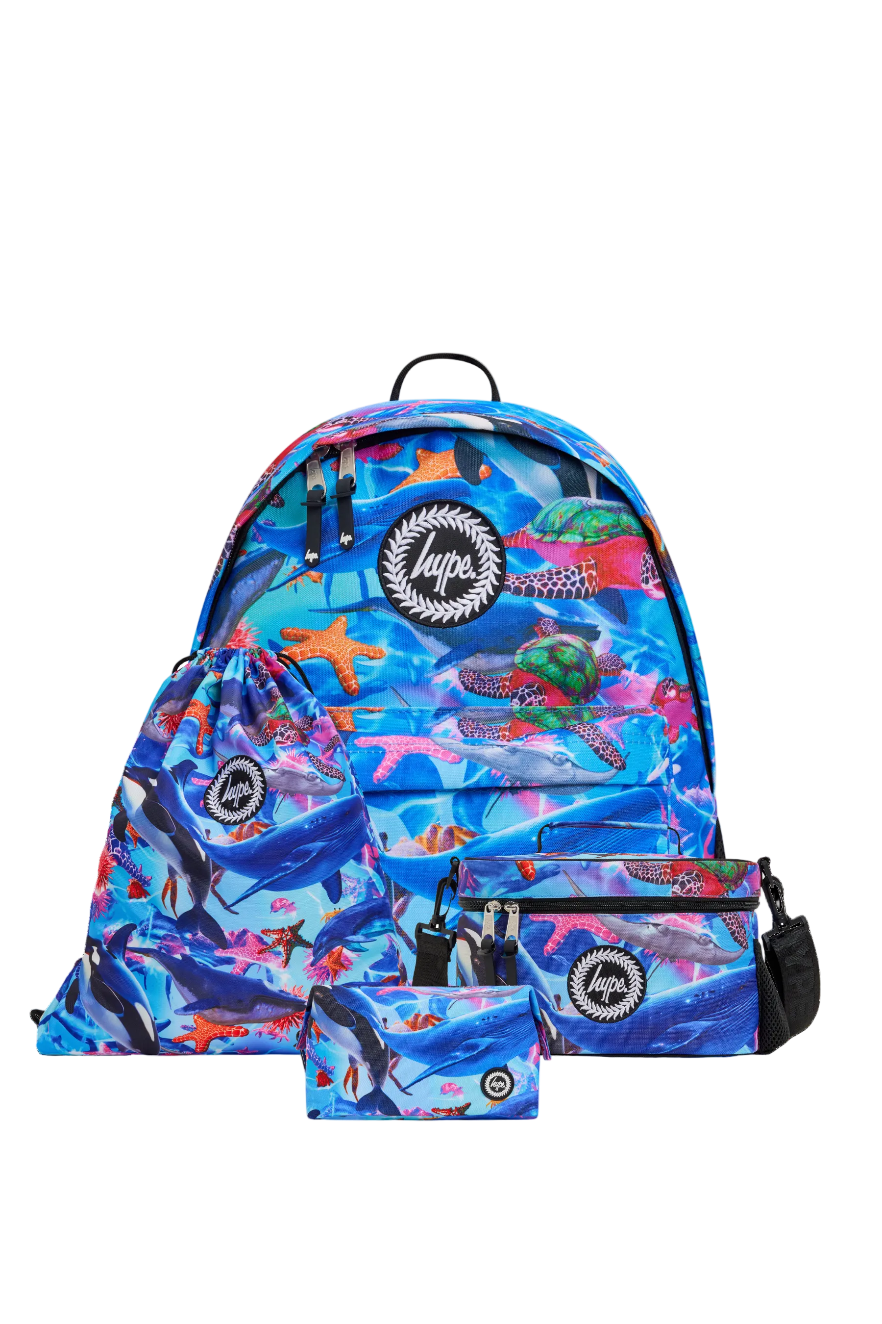 Hype Sea Life school bag set — bold design for school in UAE