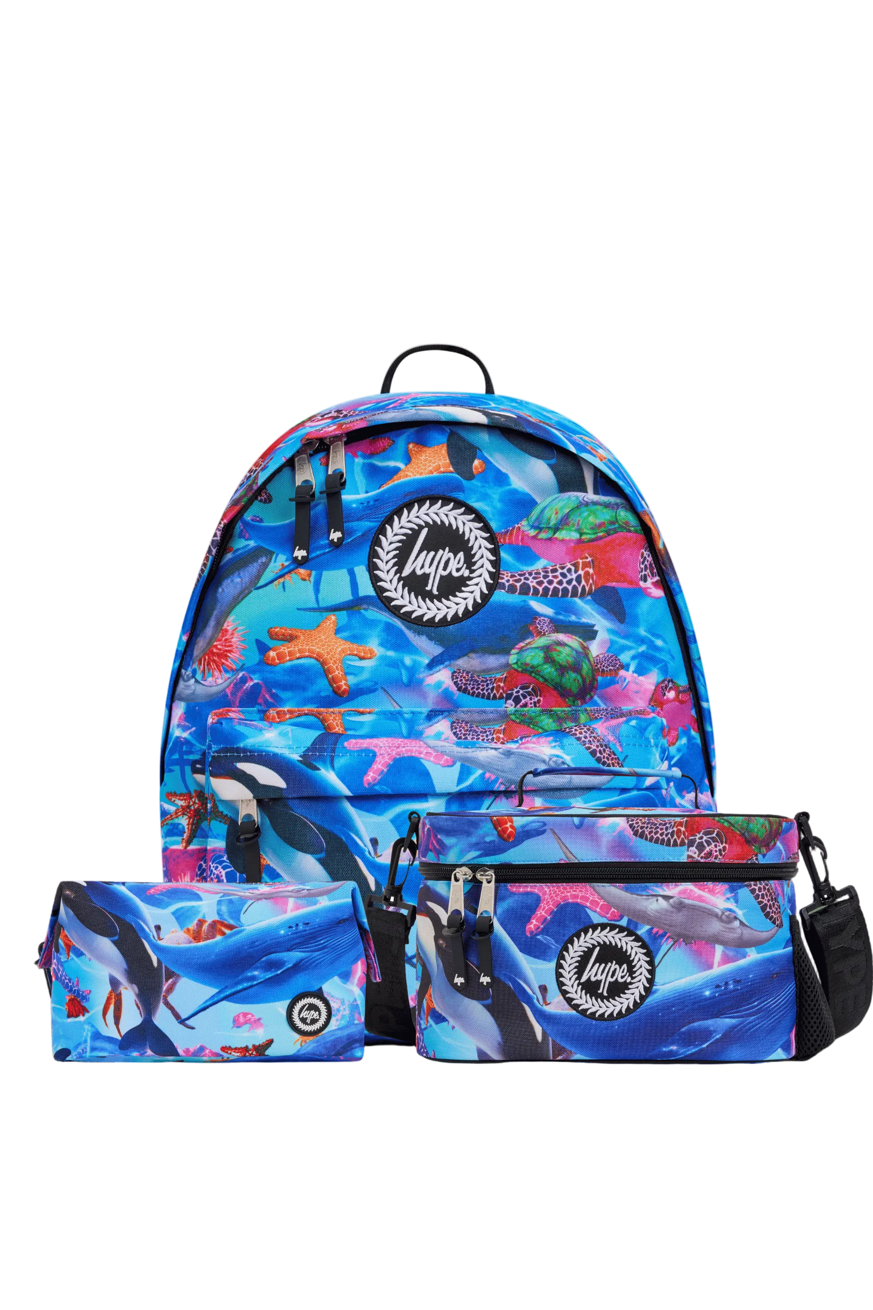 Hype Sea Life school bag set — bold design for school in UAE