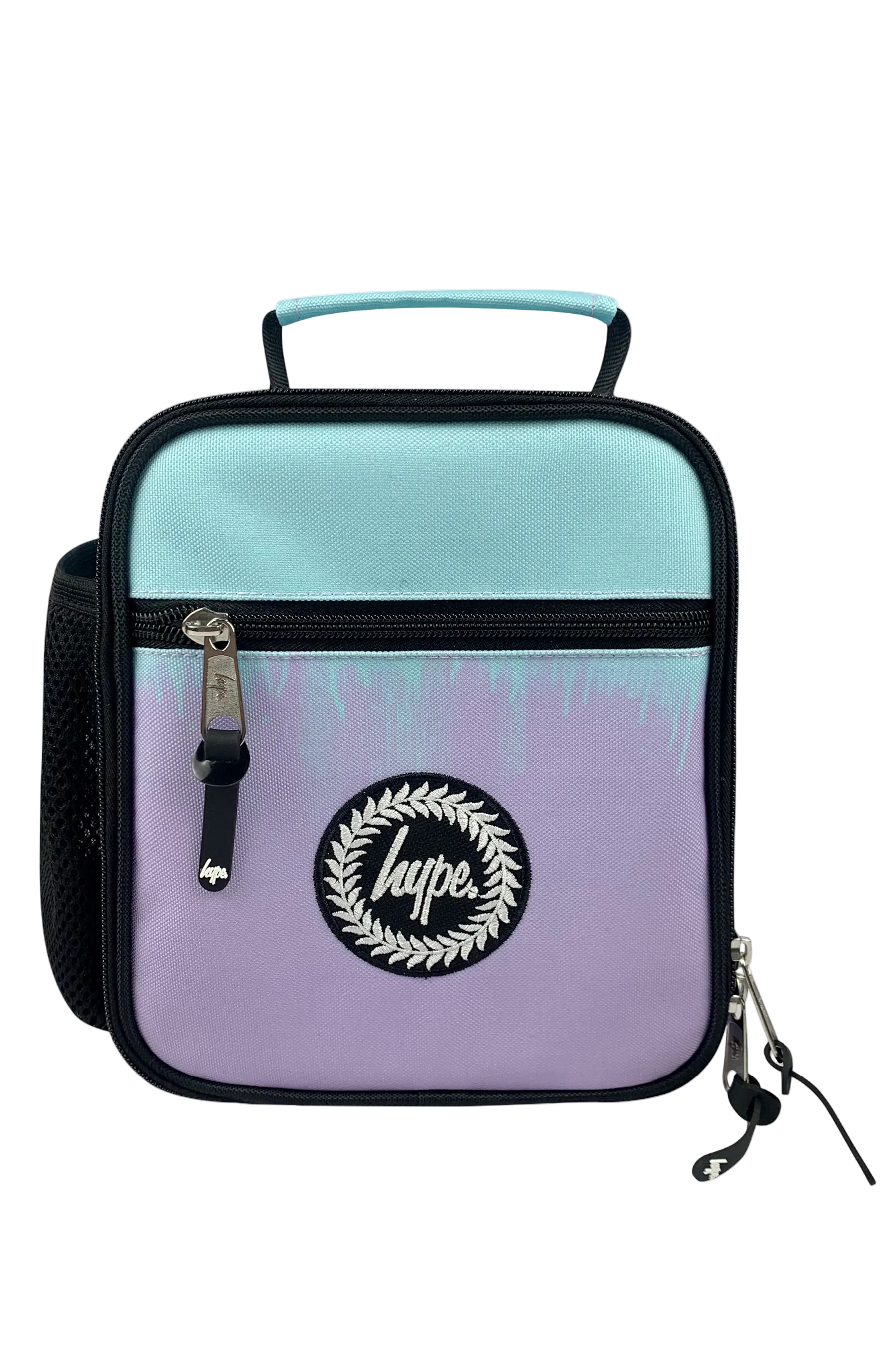Lunch Bag Insulated Lilac & Teal Drips