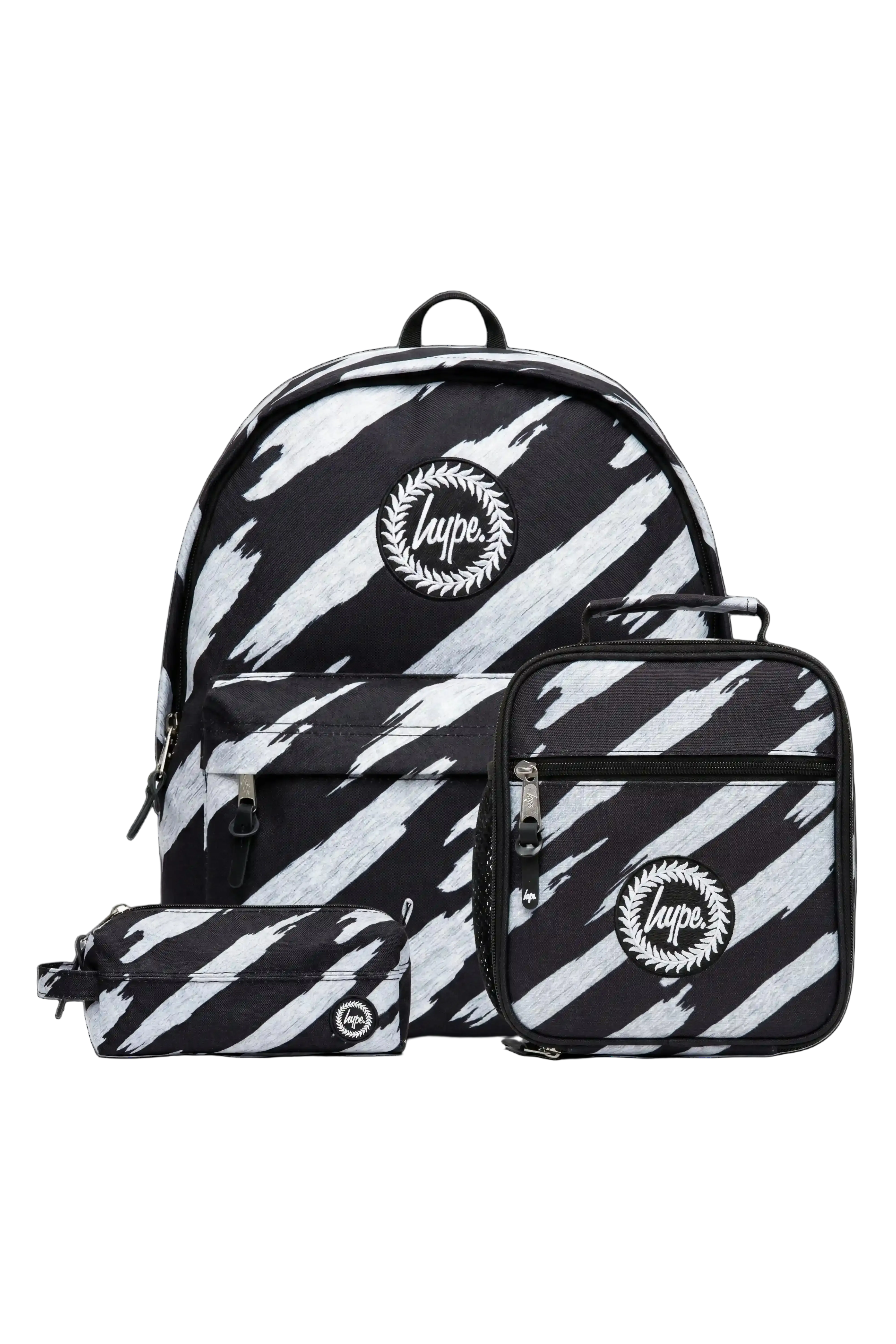 Backpack Iconic Set Of 3 Black Angles