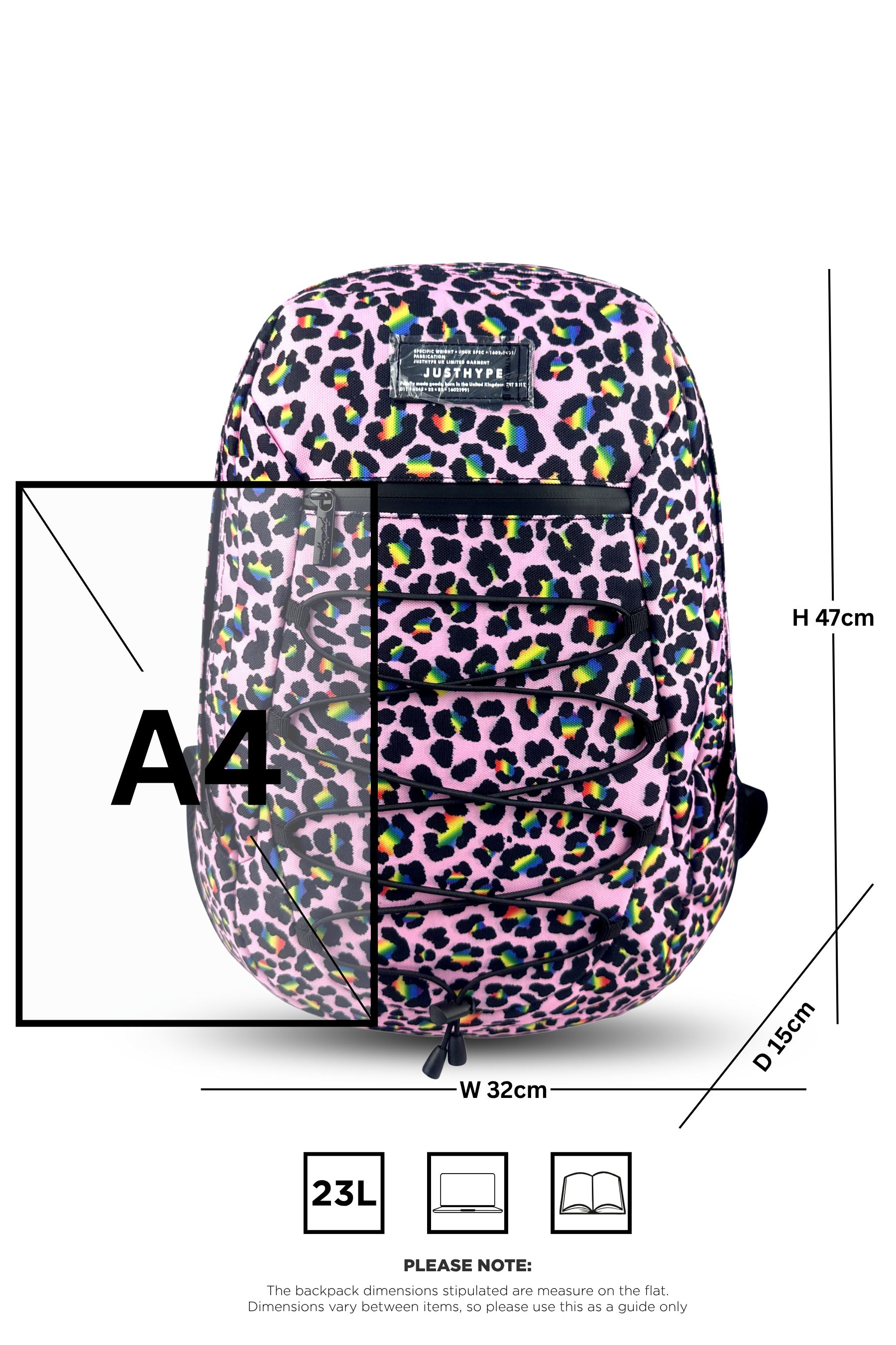 Disco Leopard Maxi Backpack