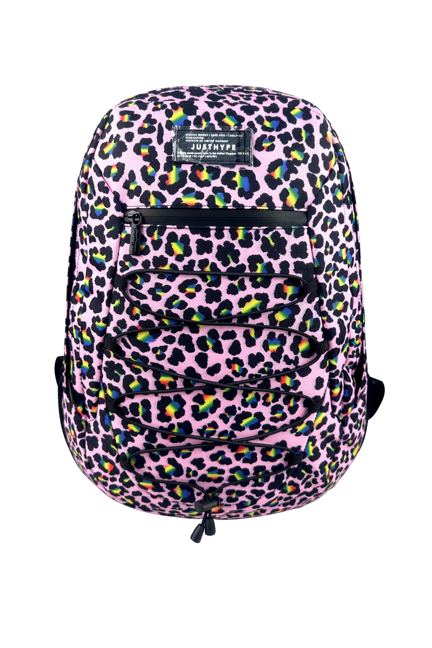Backpack Maxi Set of 2 Pink Disco Leopard