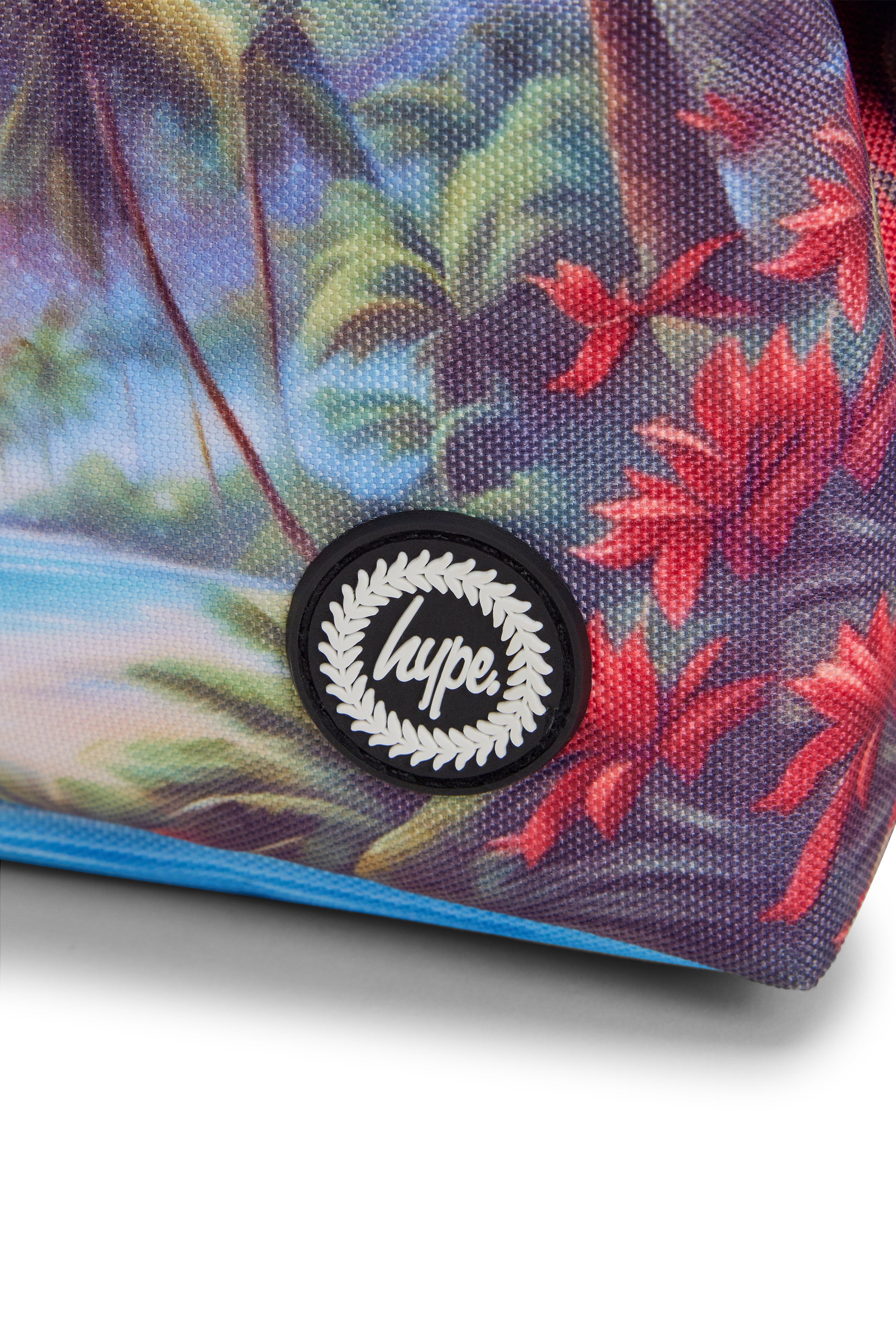 Hype Tropic Space pencil case — bold colour and print from every angle