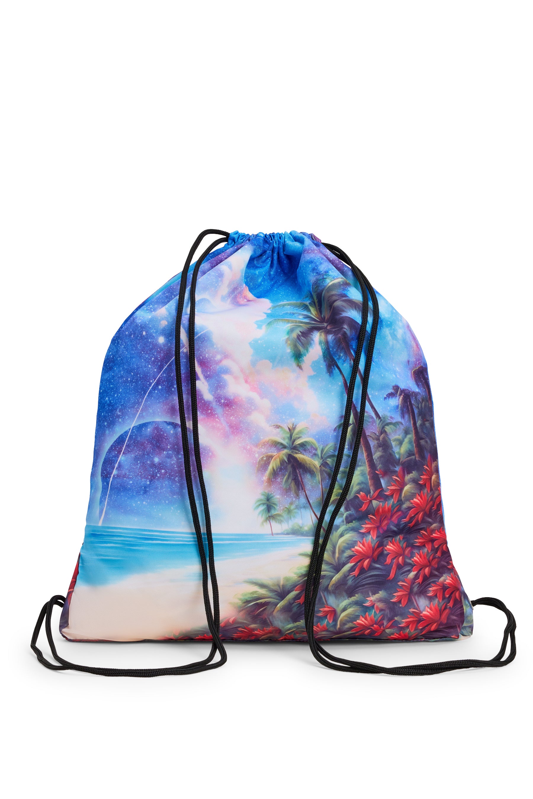 Hype Tropic Space drawstring bag — dimensions and size reference for school use