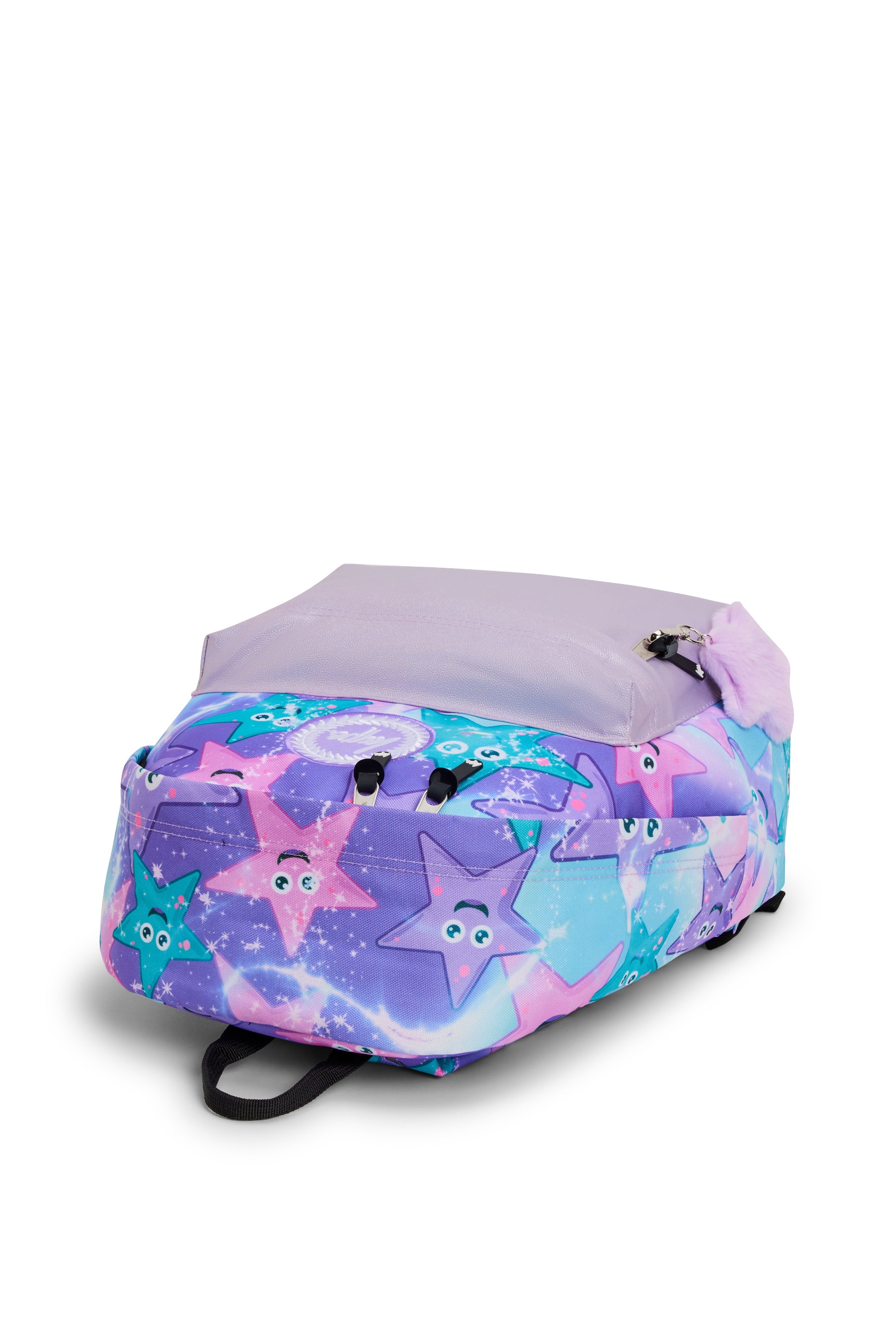 Hype Purple & Green Starfish backpack — durable materials built for daily school life
