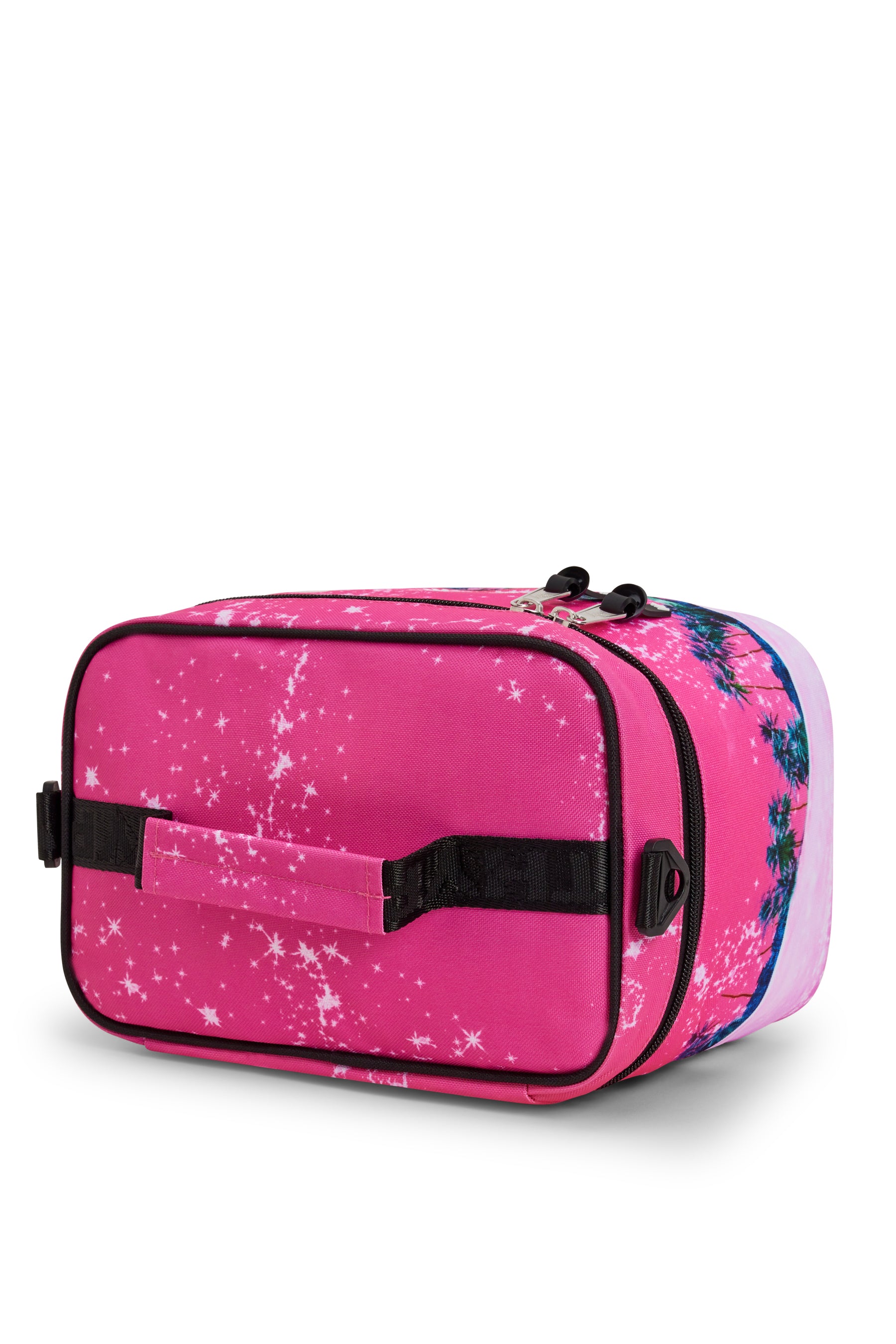 Hype Pink Palms insulated lunch bag — durable materials built for daily school life