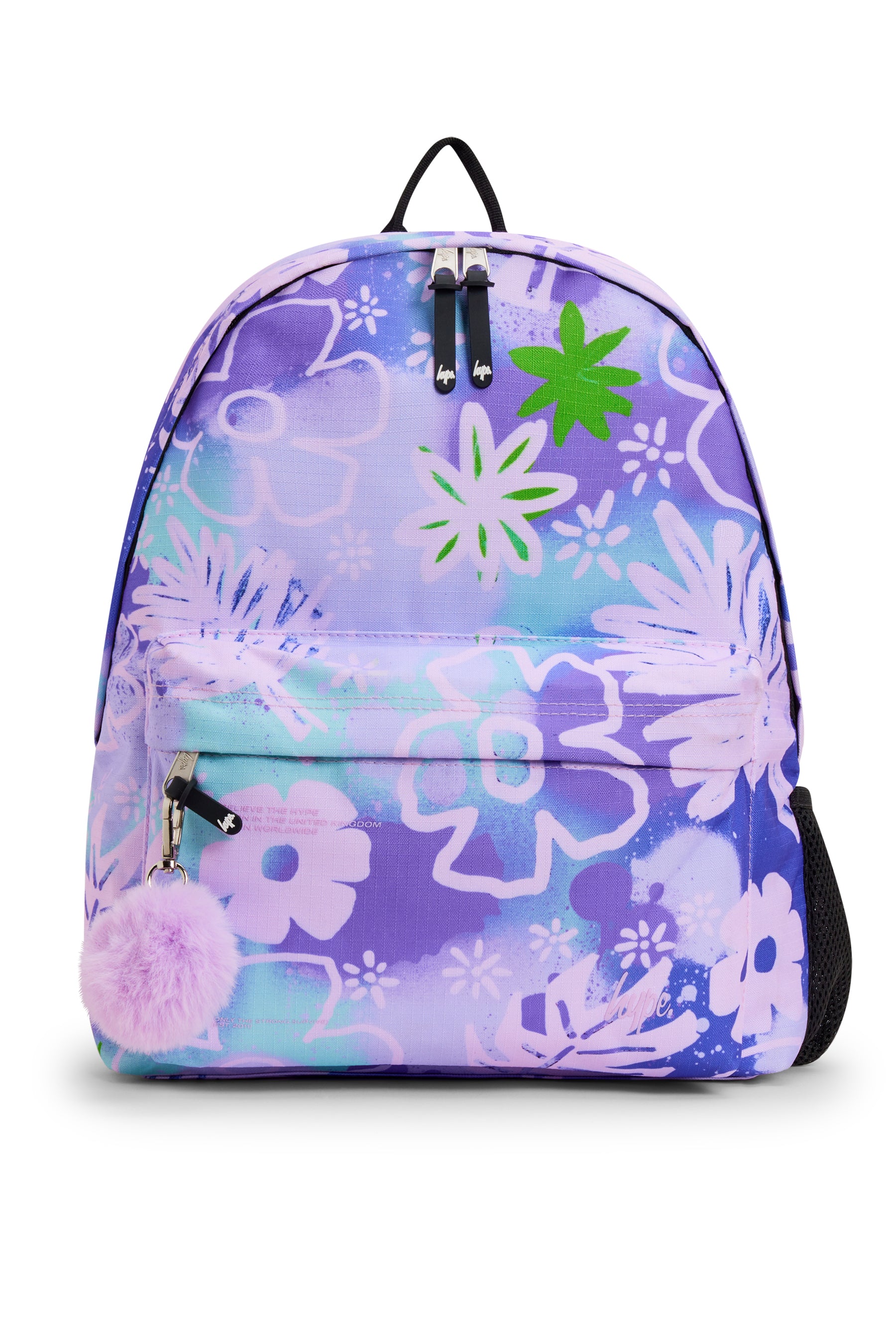 Backpack Iconic Purple Floral Doodle
