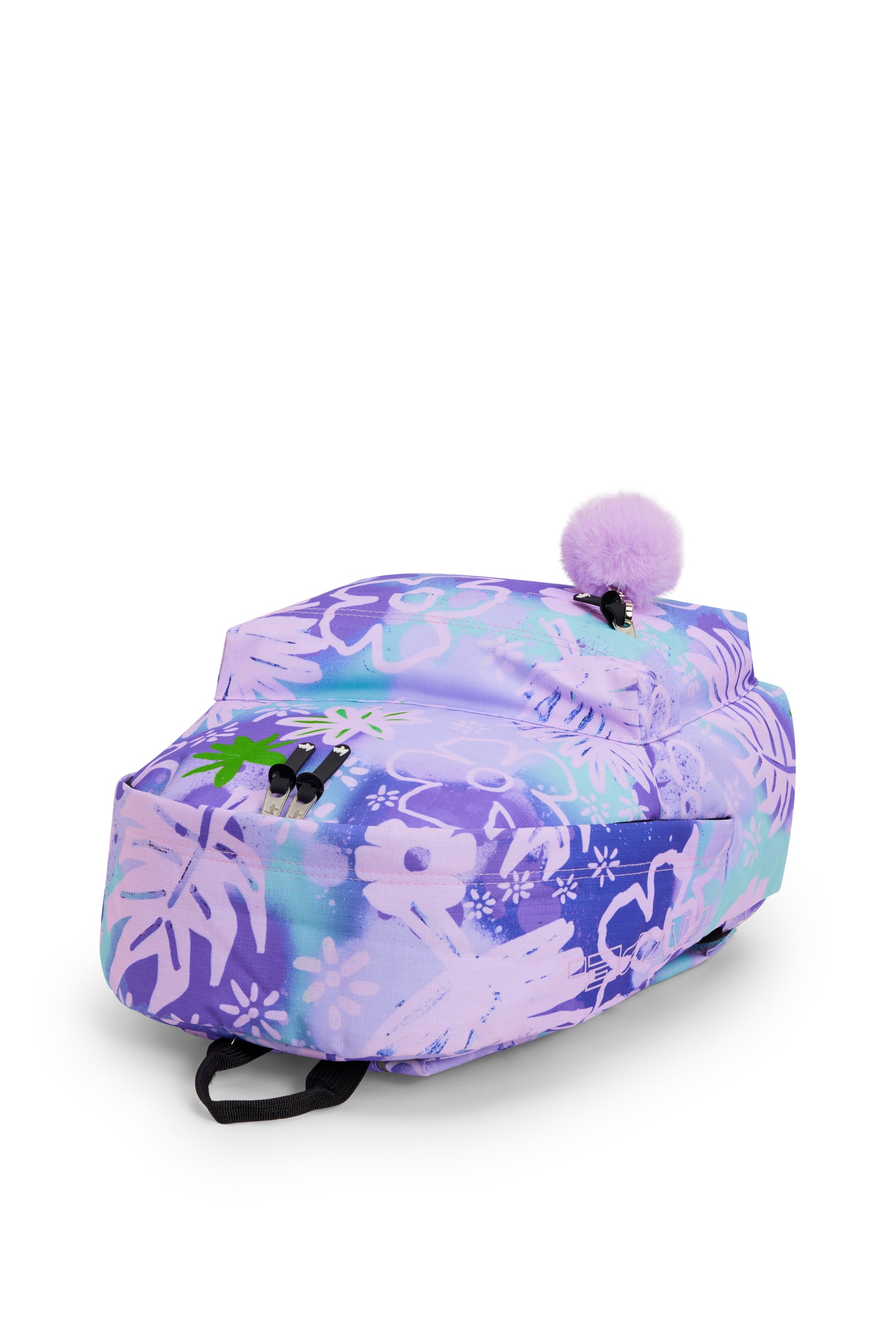 Backpack Iconic Purple Floral Doodle