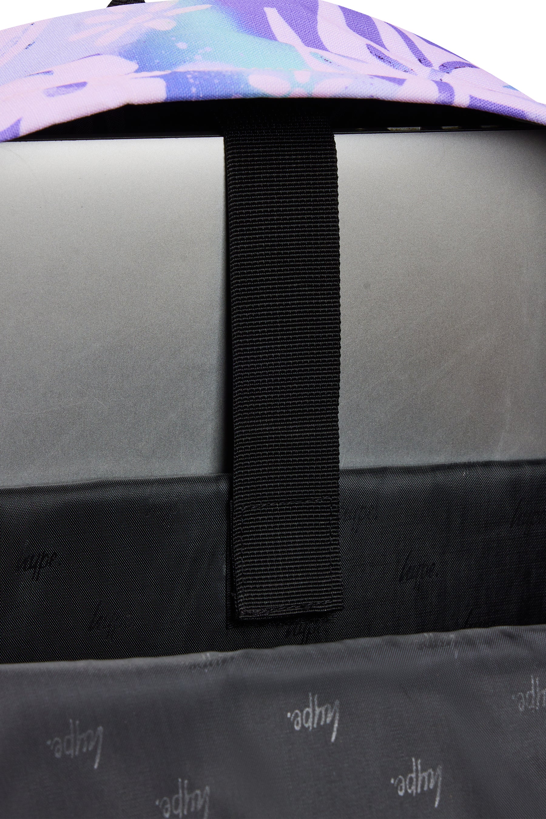 Backpack Iconic Purple Floral Doodle