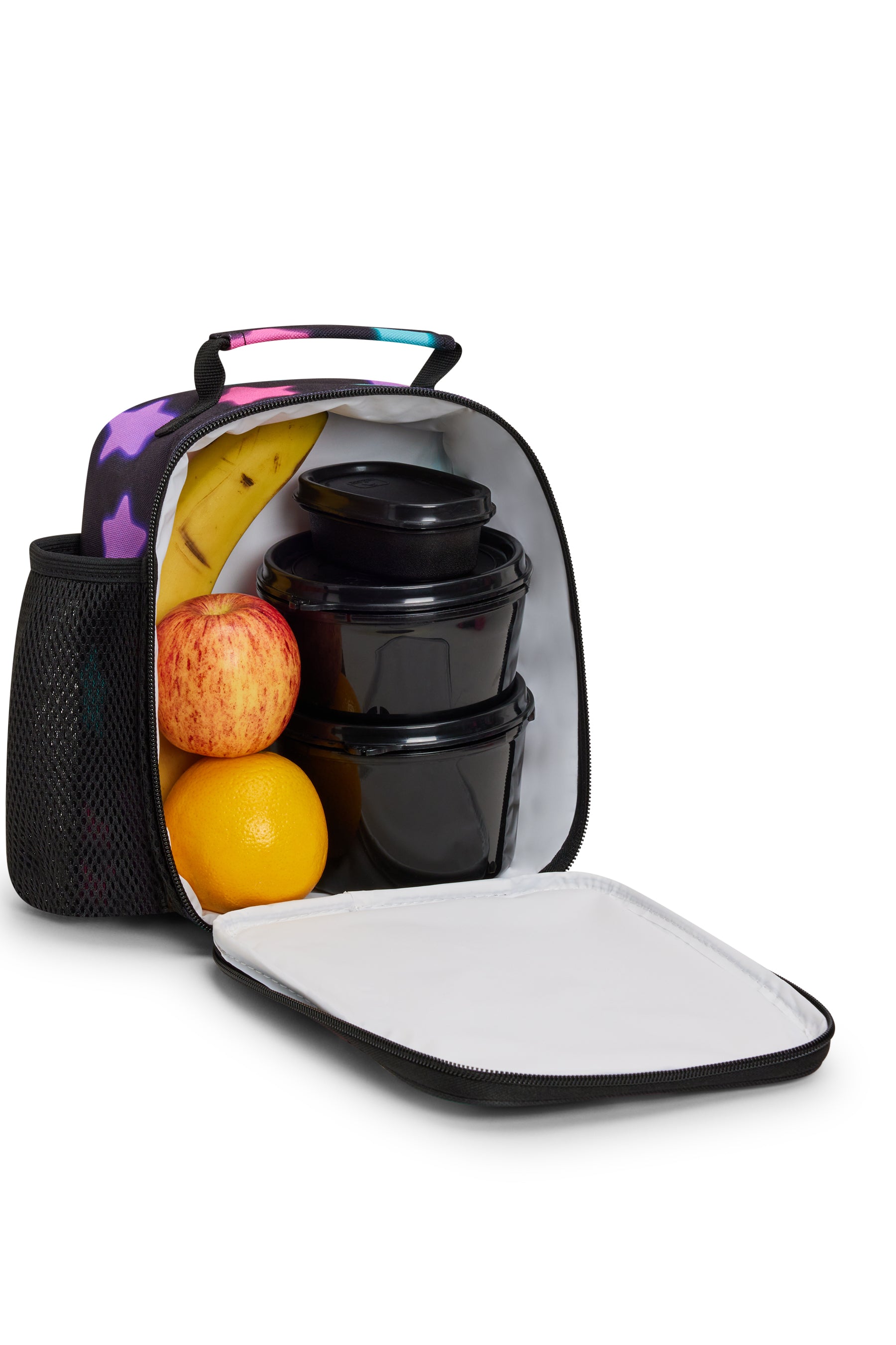 Lunch Bag Insulated Black Star Glow