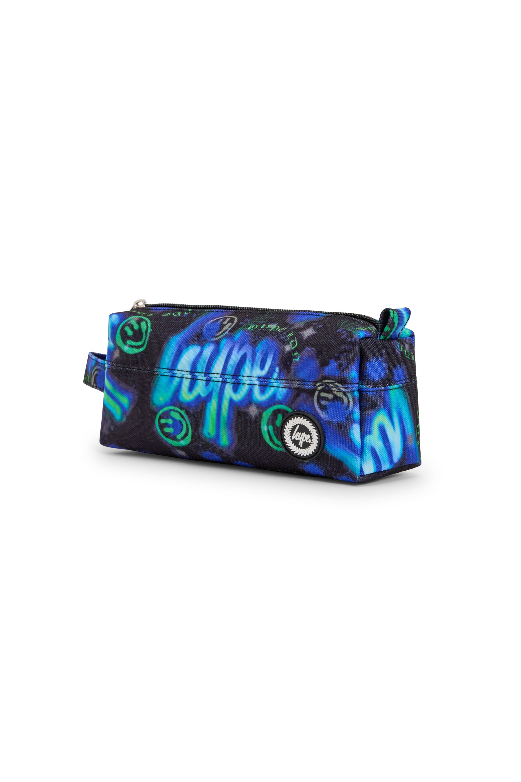 Pencil Case Classic Blue & Green Electric Smile