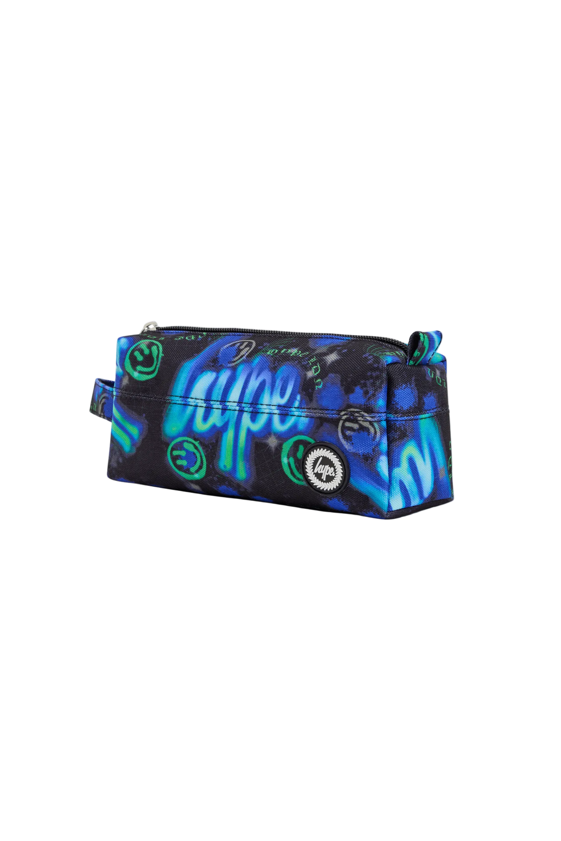 Pencil Case Classic Blue & Green Electric Smile