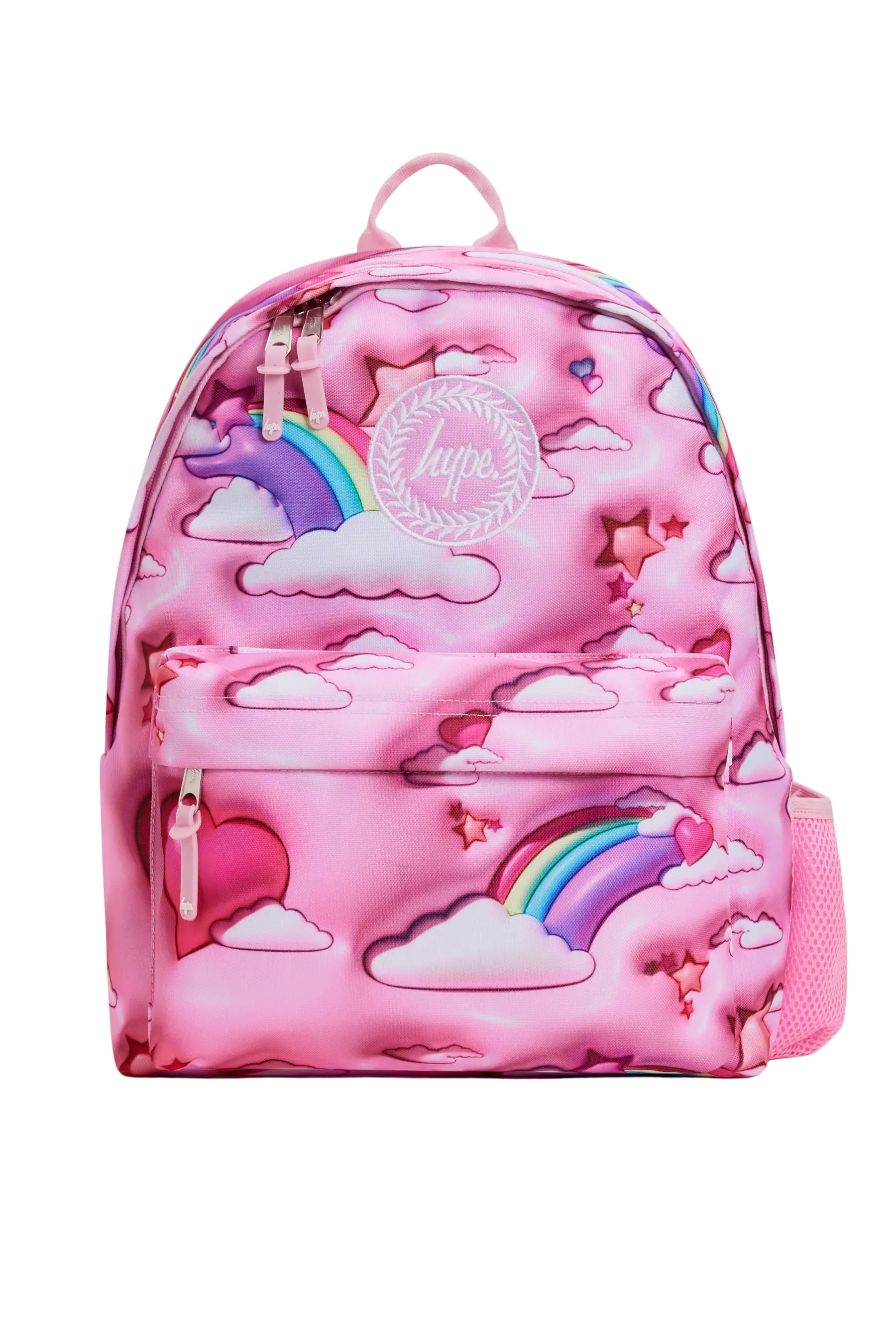 Backpack Iconic Pink 3D Clouds