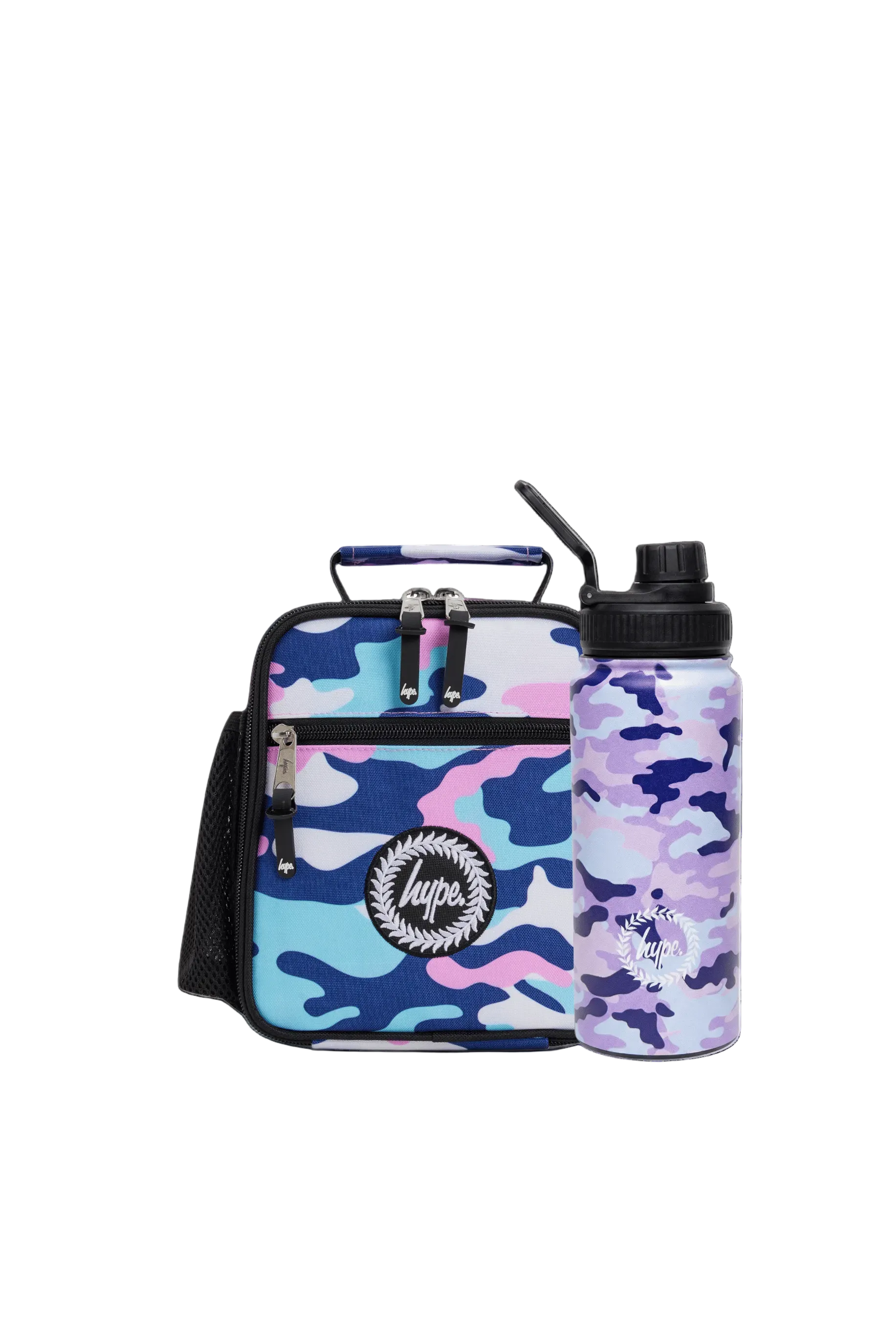 Hype Pink & Blue Evie Camo girls' school accessory — bold design for school in UAE