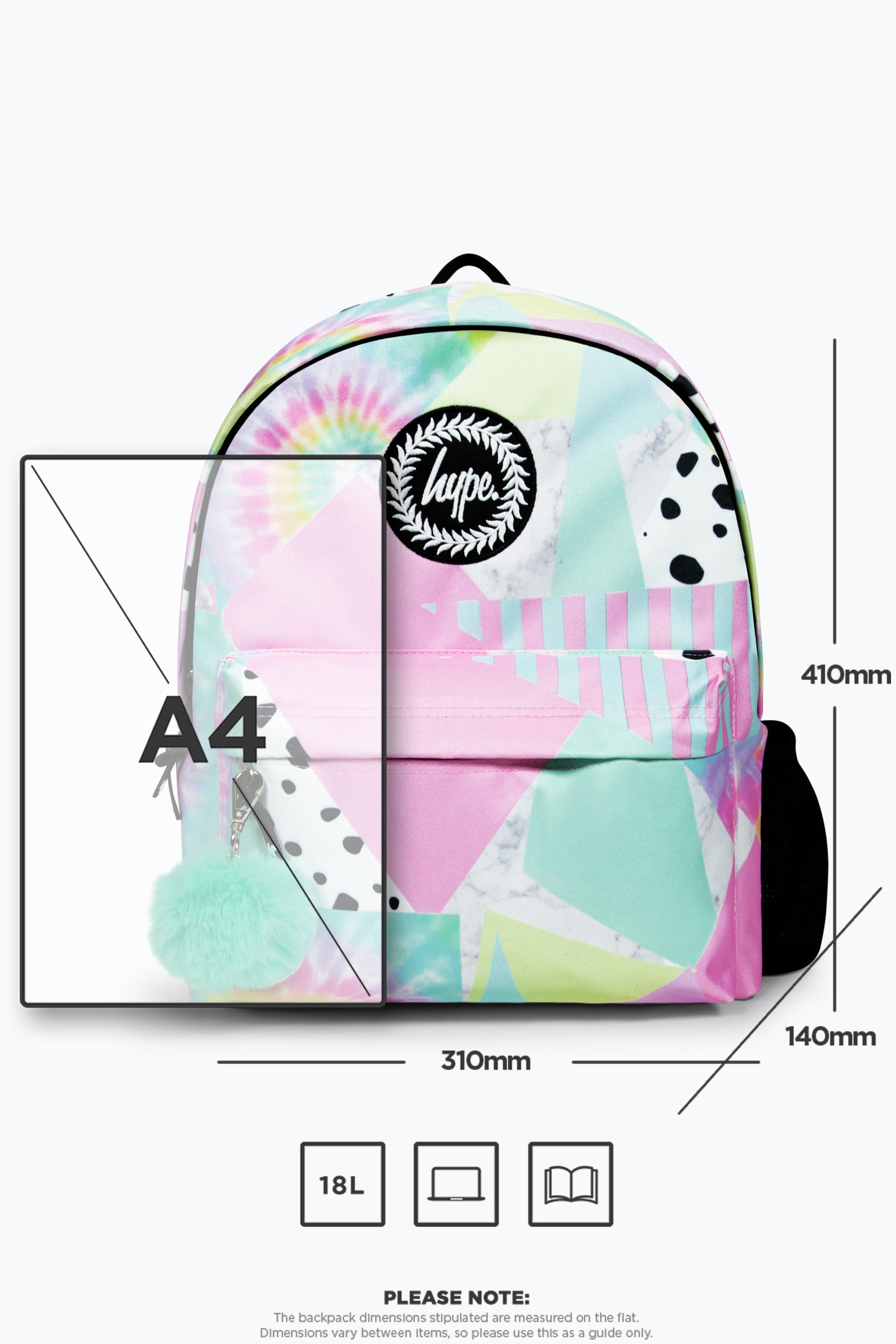 Backpack Iconic Pastel Collage