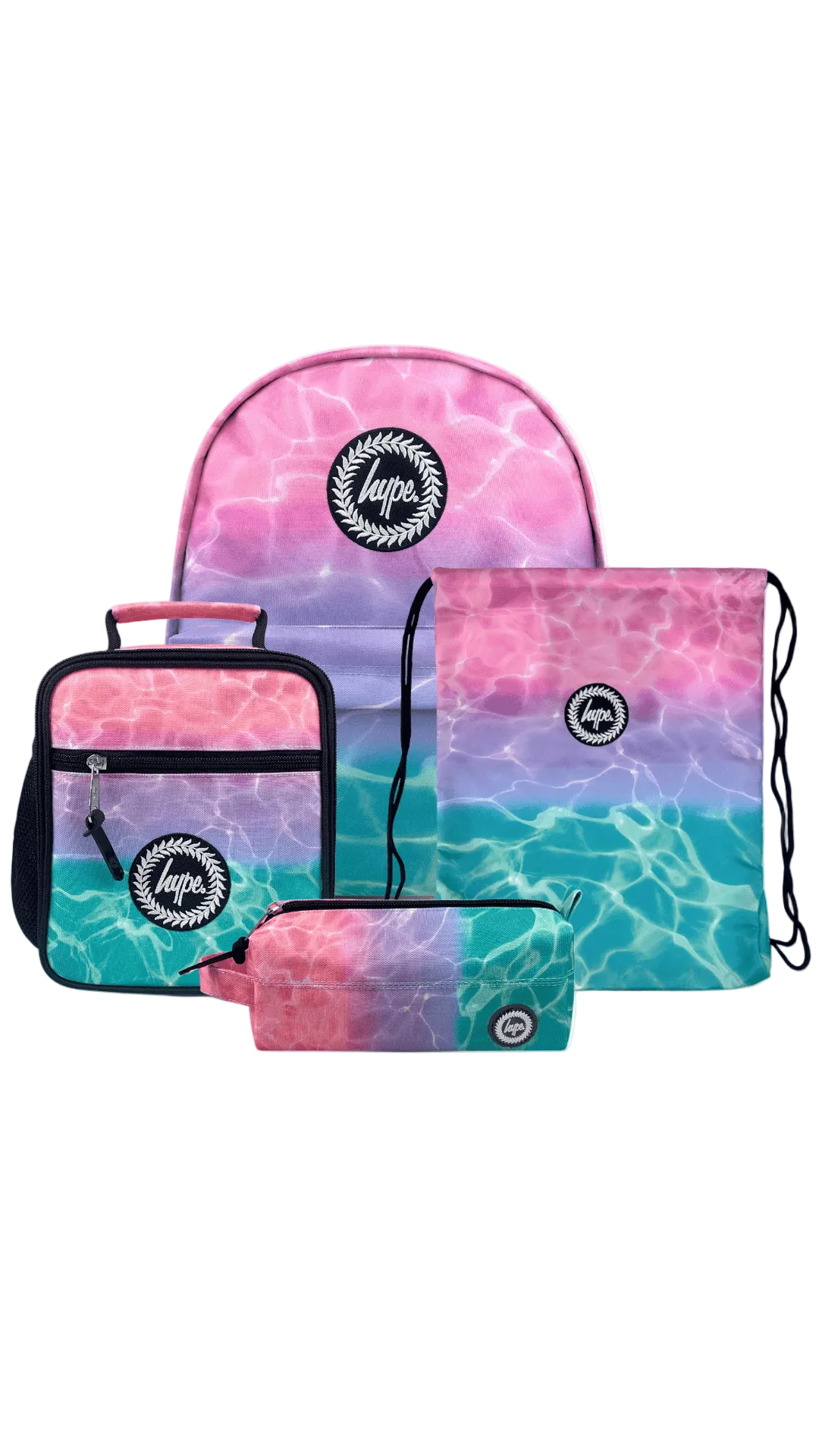 Backpack Iconic Set of 4 Pastel Pool