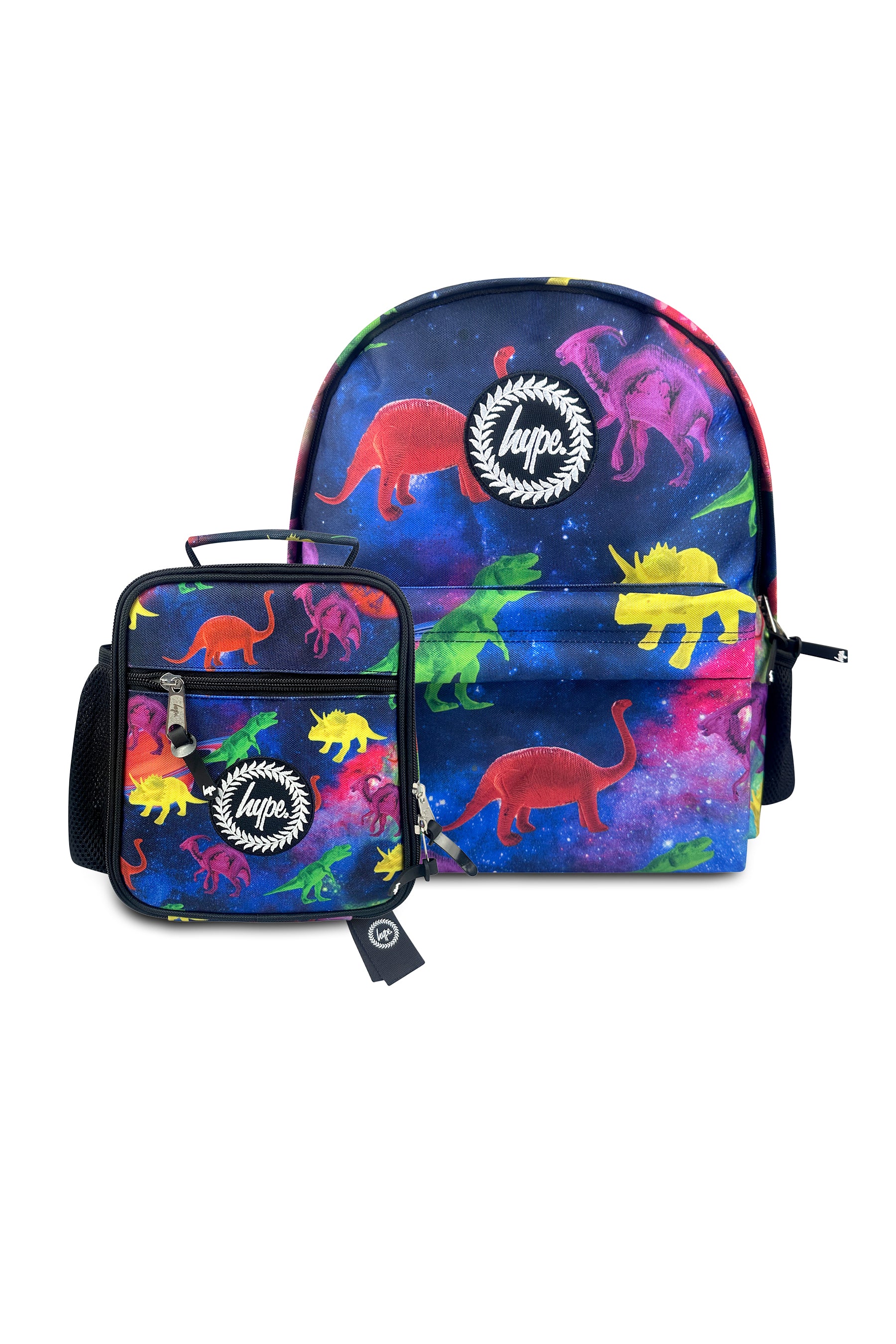 حقيبة ظهر أيقونية متعددة المساحات بتصميم ديناصورات، مجموعة من قطعتين