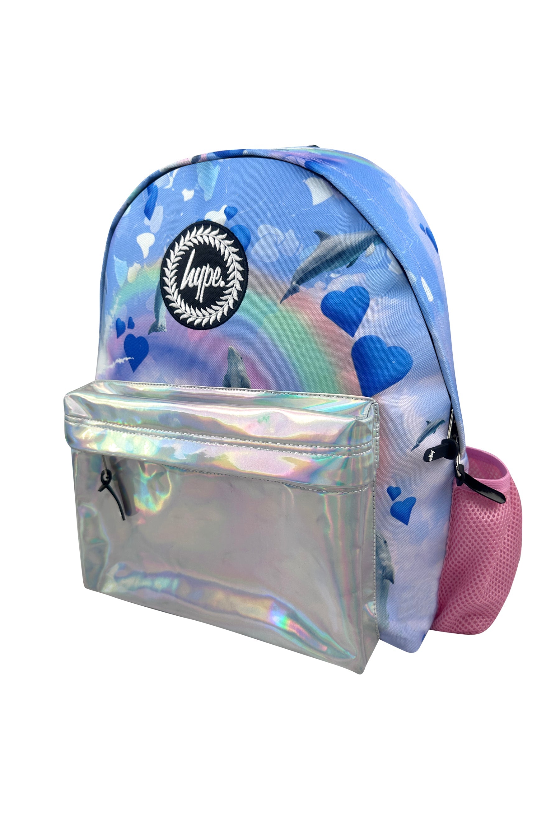 Rainbow Dolphins Badge Backpack