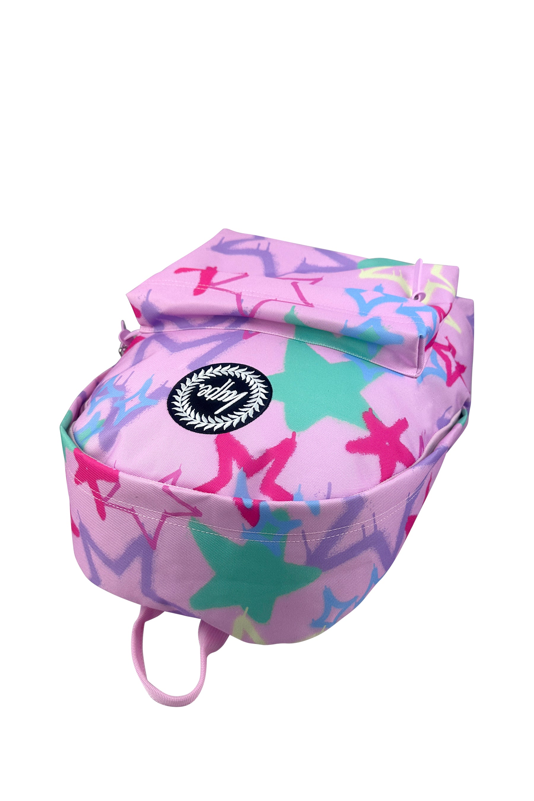 Iconic Backpack - Pink Graffiti Stars