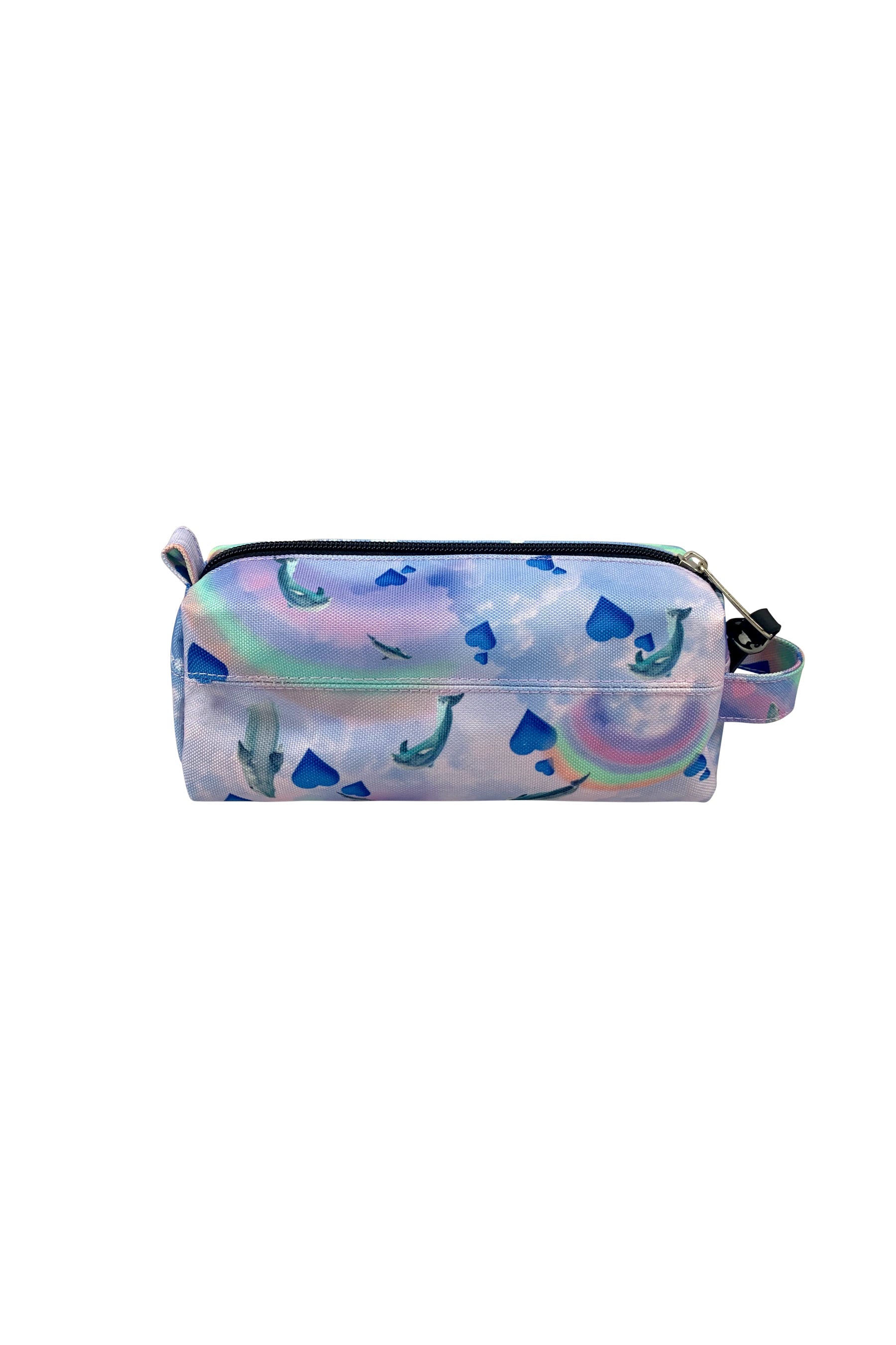 Hype Multi Rainbow Dolphins Pencil Case