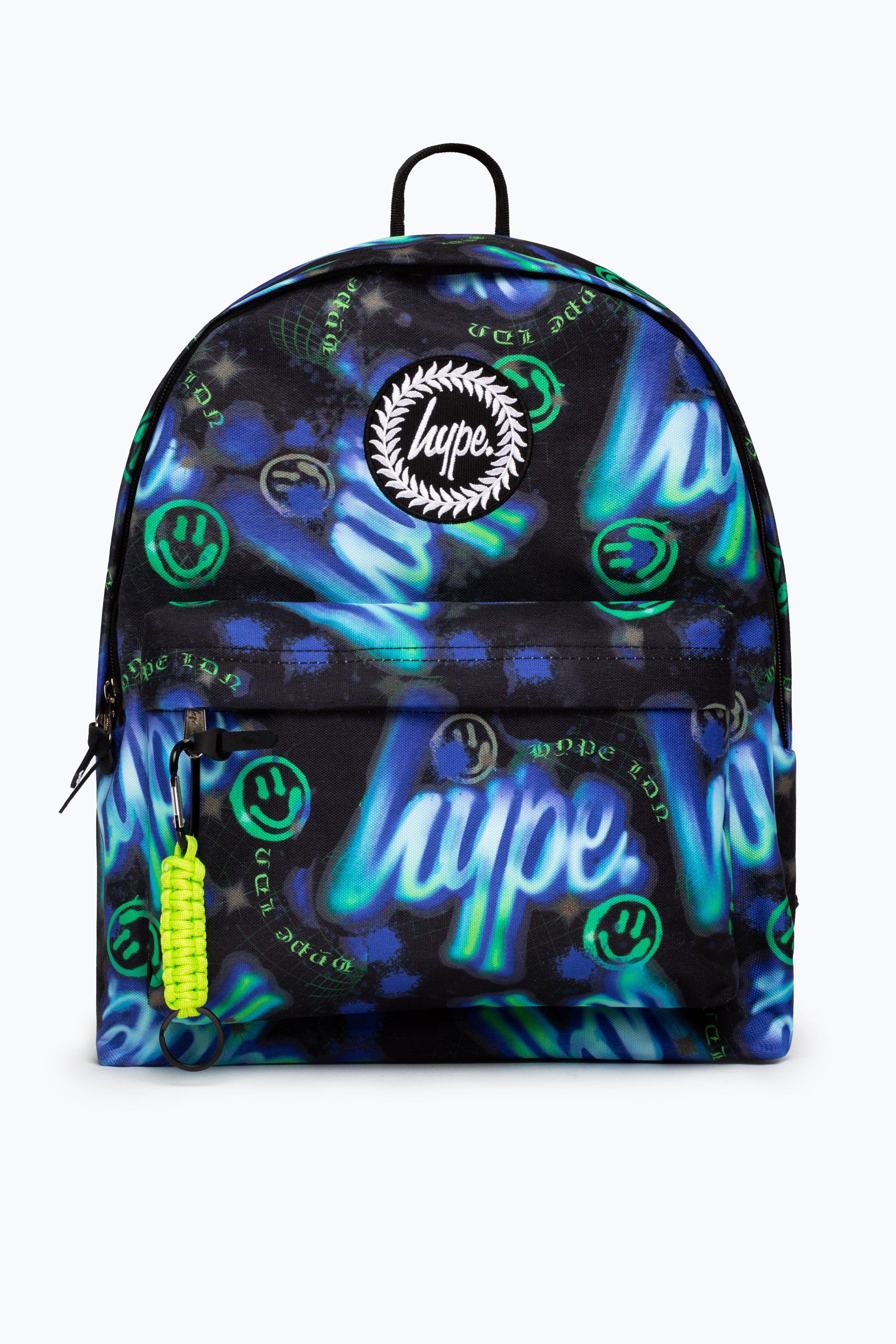 Backpack Iconic Blue & Green Electric Smile