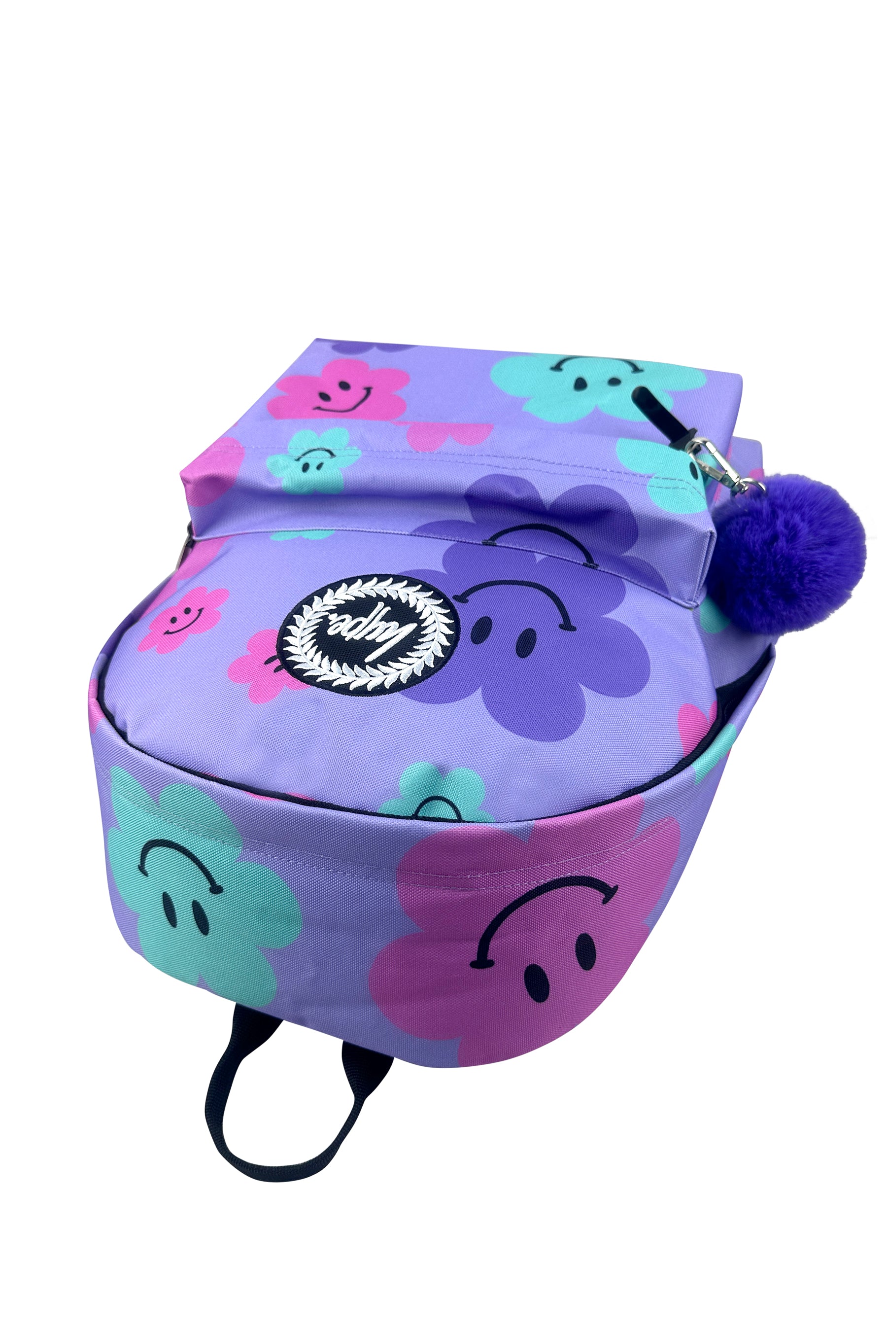 Iconic Backpack - Purple Happy Flowers