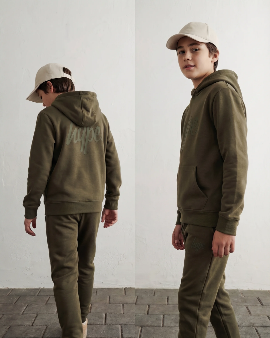 Hype Khaki Tonal Extract Tracksuit
