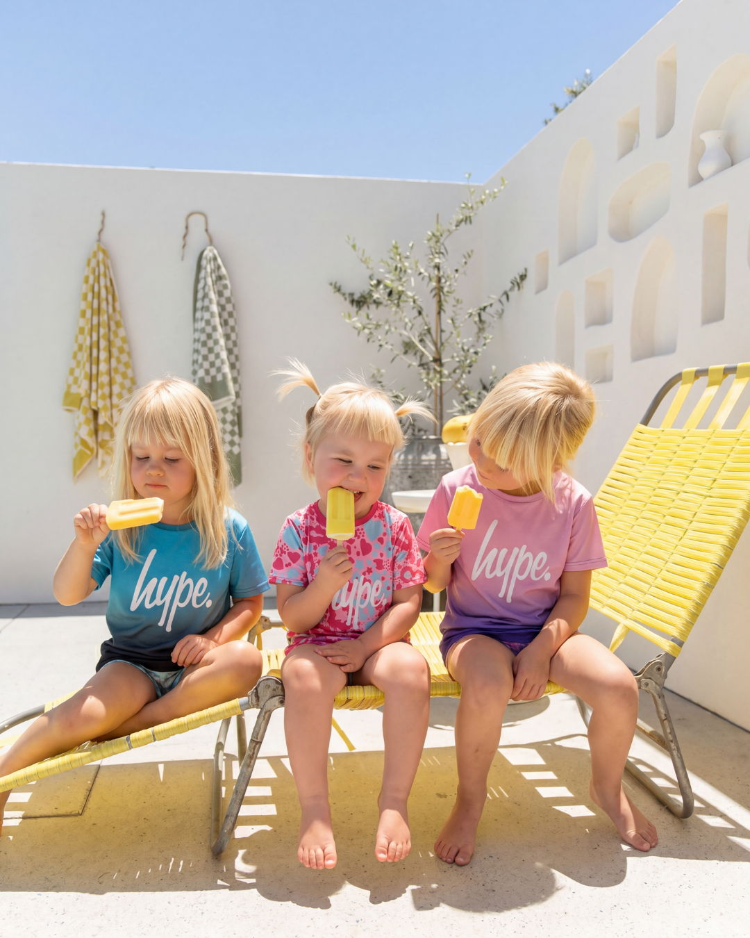 Hype Girls Pink Ditsy T-Shirt