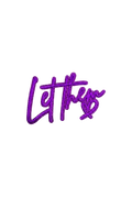 Purple “Let Them” Iron-On Patch