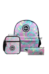 Hype Pastel Tie Dye girls' school bag set — bold design for school in UAE