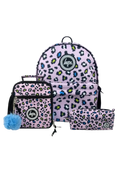Backpack Iconic Set of 3 Lilac Leopard
