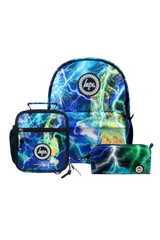 Hype Lightning Storm boys' school bag set — bold design for school in UAE