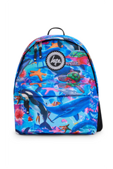 Hype Sea Life school bag set front view — vibrant print and durable build