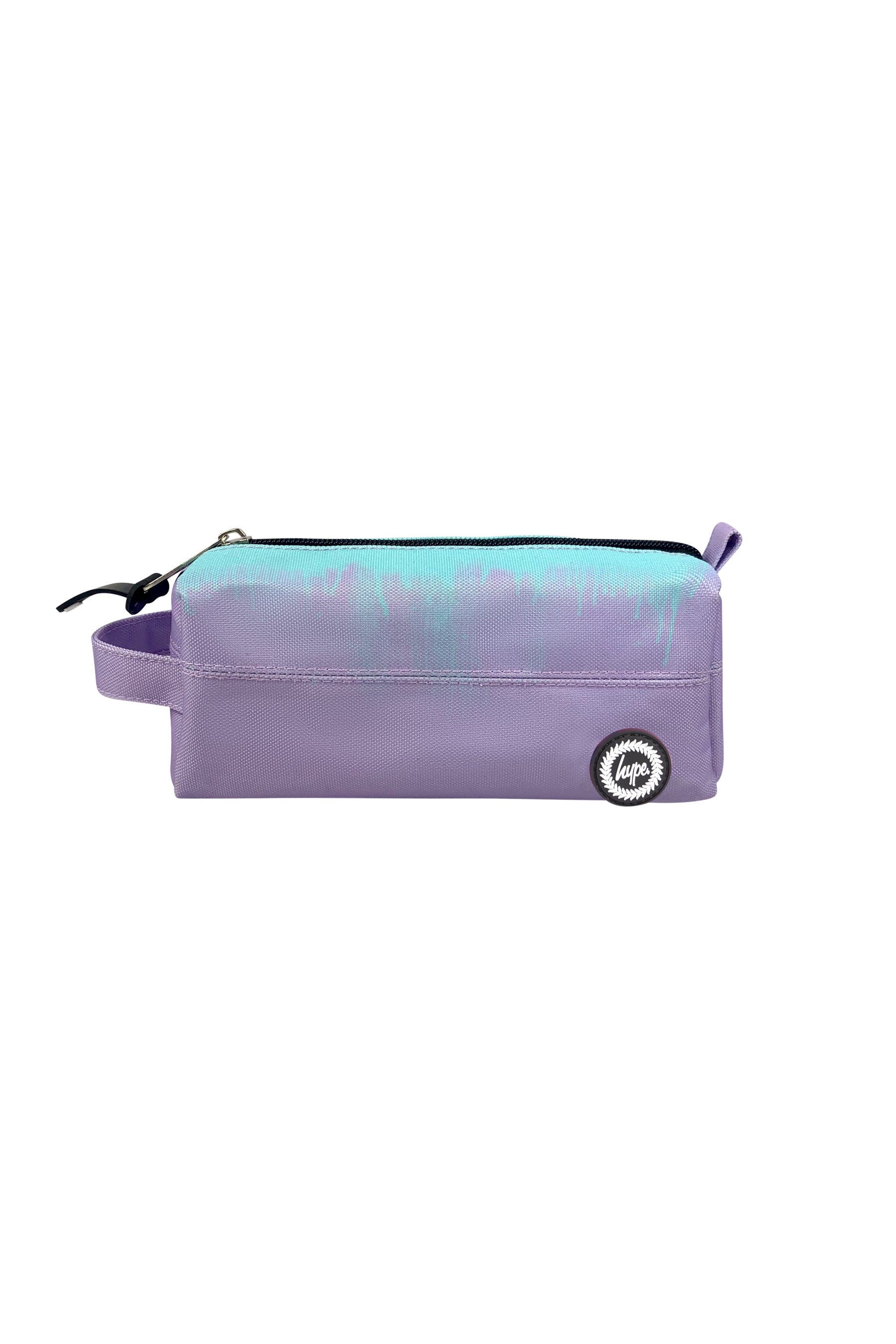 Original Pencil Pouch - Lilac & Teal Drips