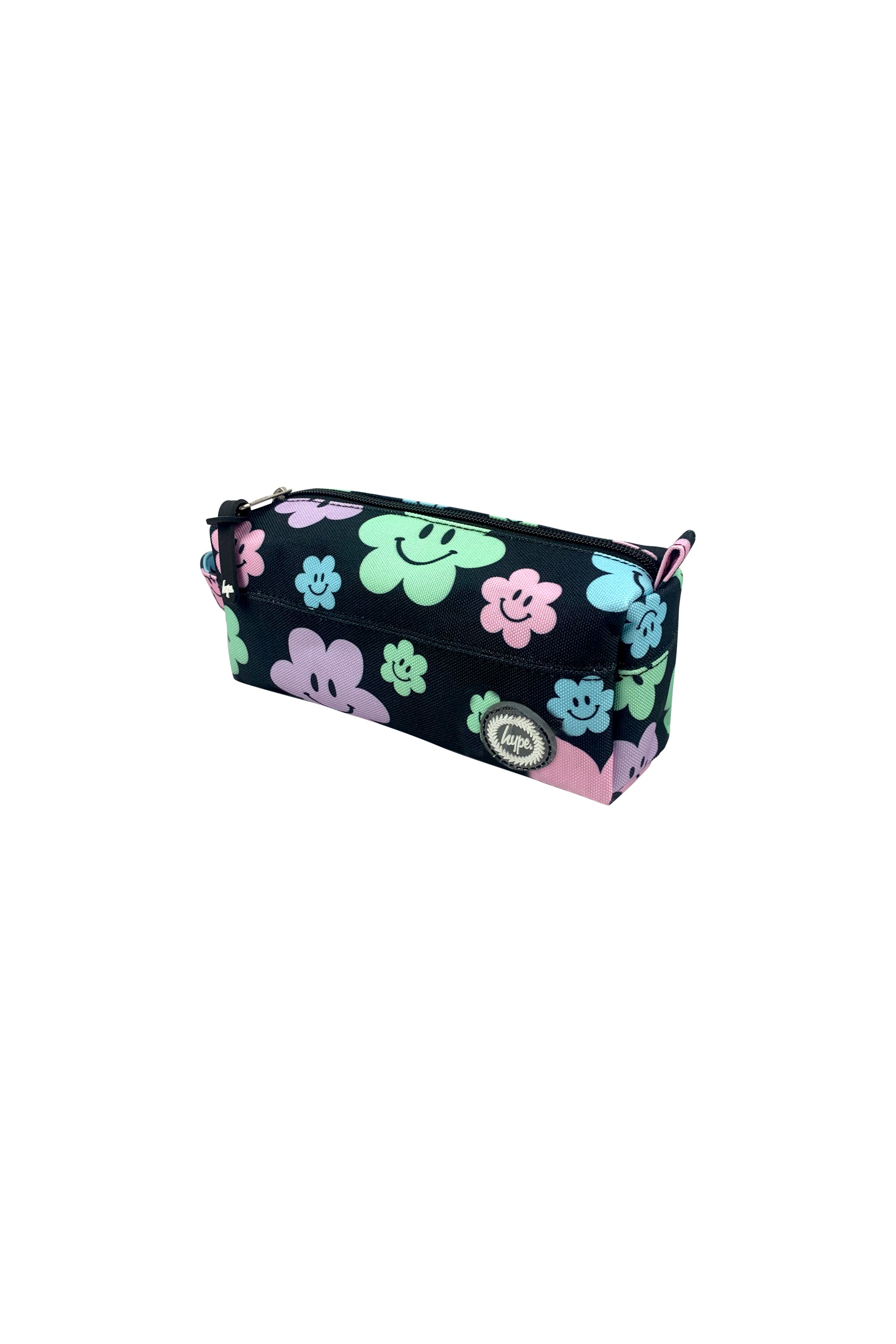 Original Pencil Pouch - Black Happy Flowers