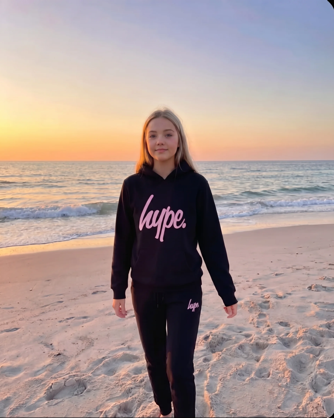 Hype Girls Black Incept Hoodie