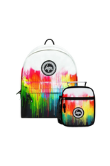 Backpack Iconic Set of 2 Drips Multicolour