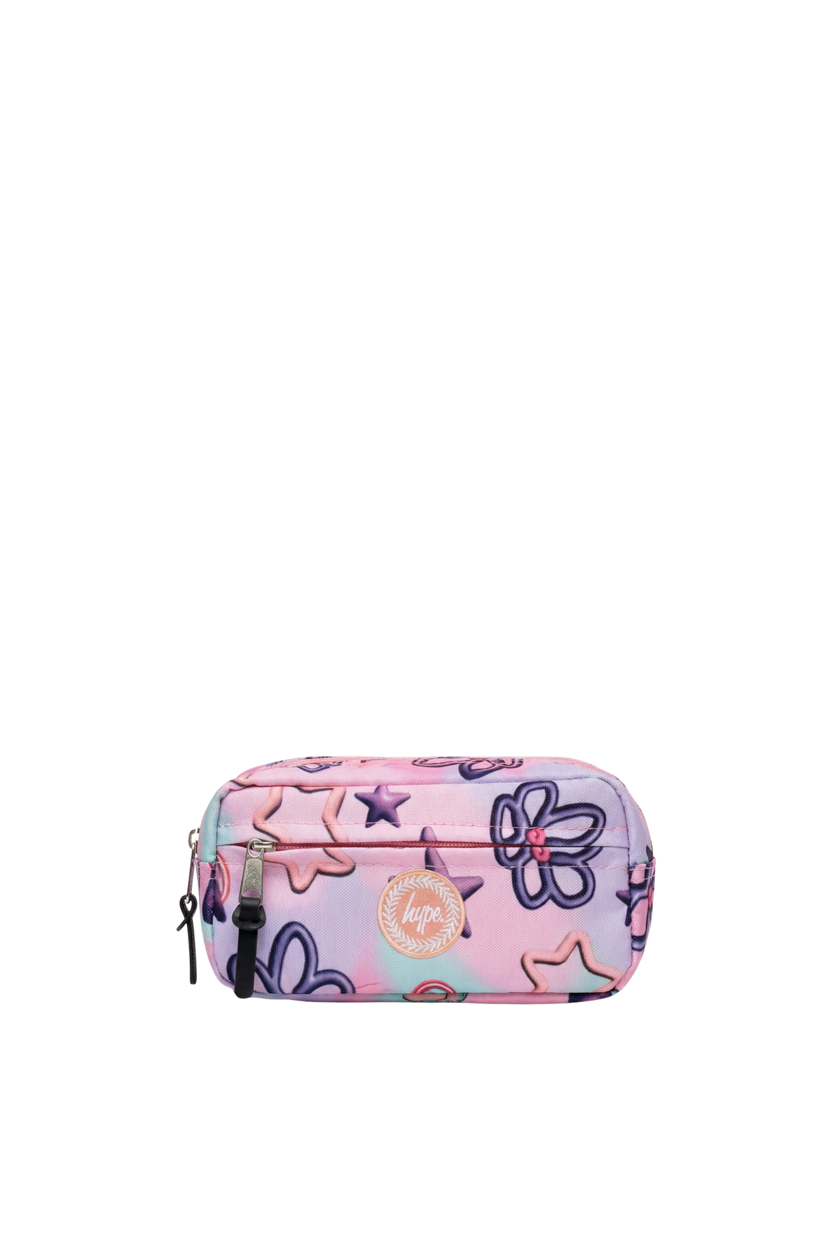 Hype Pastel Toy Chest school bag set — layout showing all pockets and design details