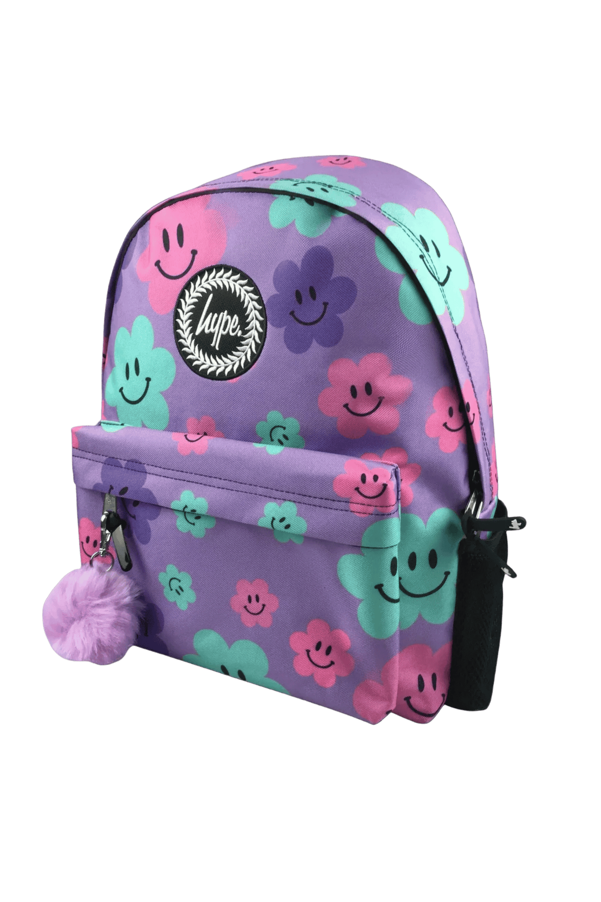 Backpack Iconic Purple Happy Flowers — image 2